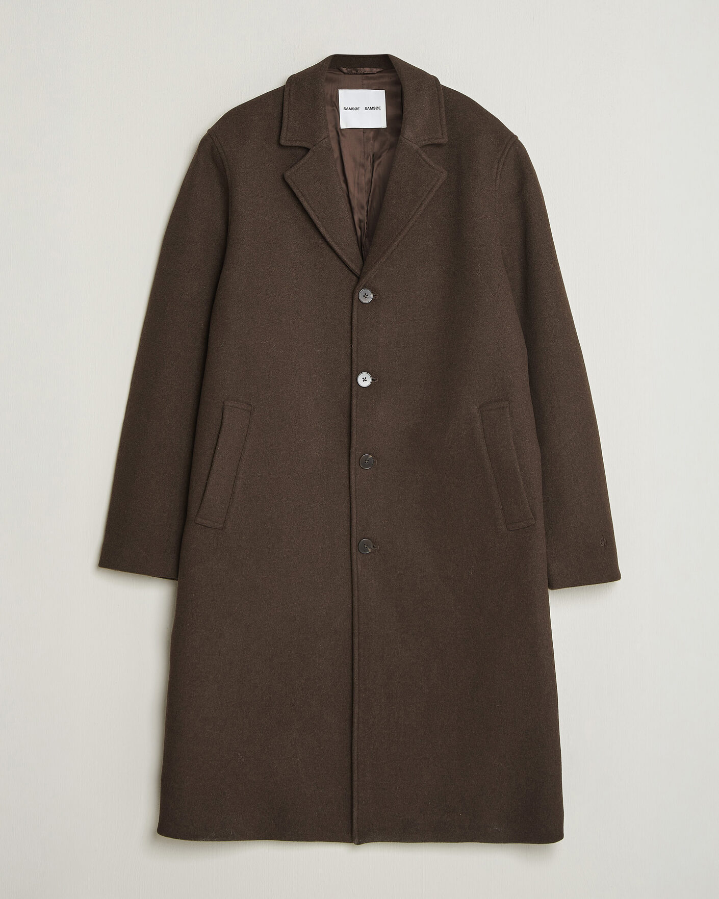 Men | Coats & Jackets | Samsøe Samsøe | Falco Wool Coat Delicioso