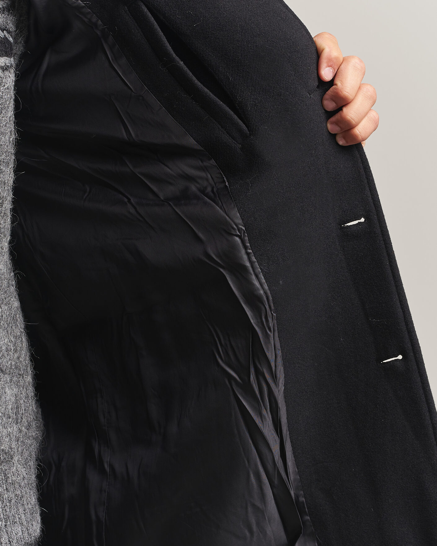 Men | Coats & Jackets | Samsøe Samsøe | Falco Wool Coat Black