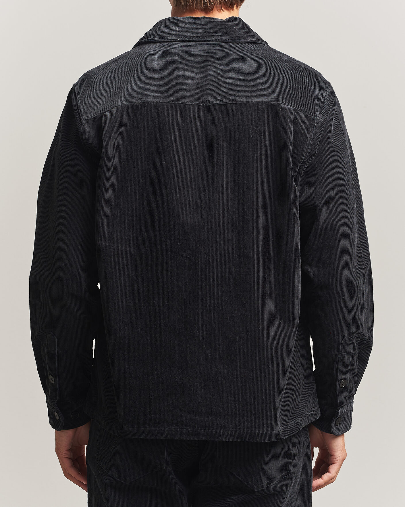 Men | Shirts | Samsøe Samsøe | Damon Corduroy Overshirt Black