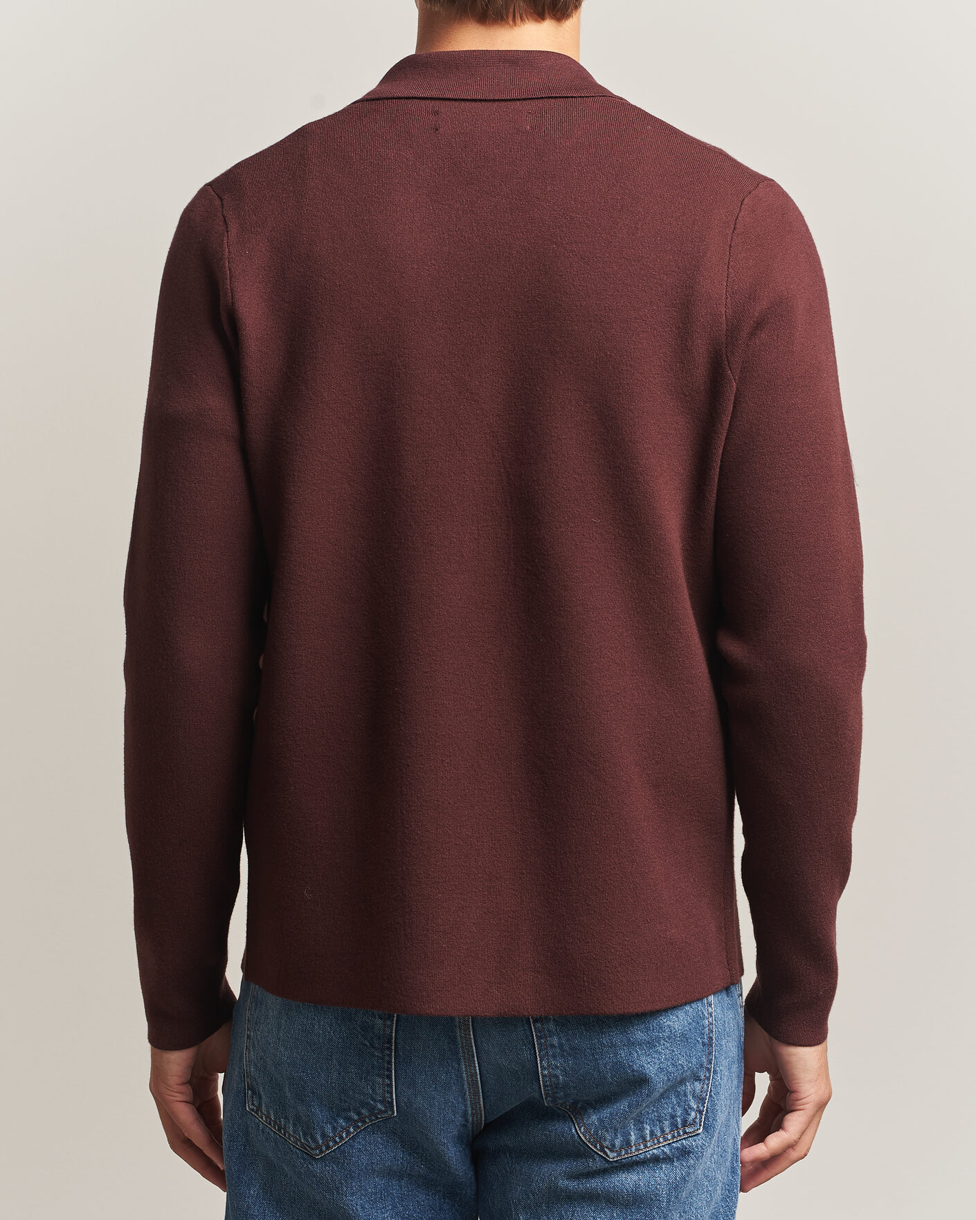 Men | Sweaters & Knitwear | Samsøe Samsøe | Guna Full Zip Bitter Chocolate