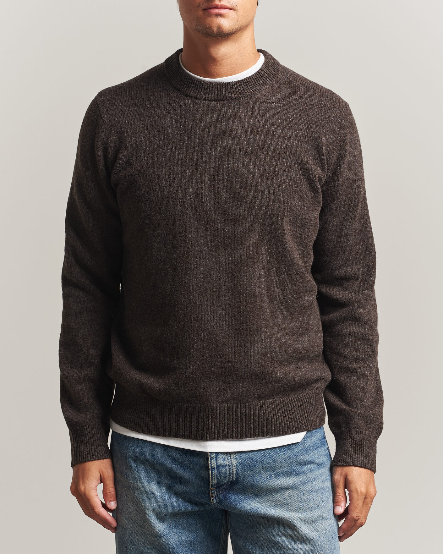 Men | Sweaters & Knitwear | Samsøe Samsøe | Isak Knitted Crew Neck Delicioso