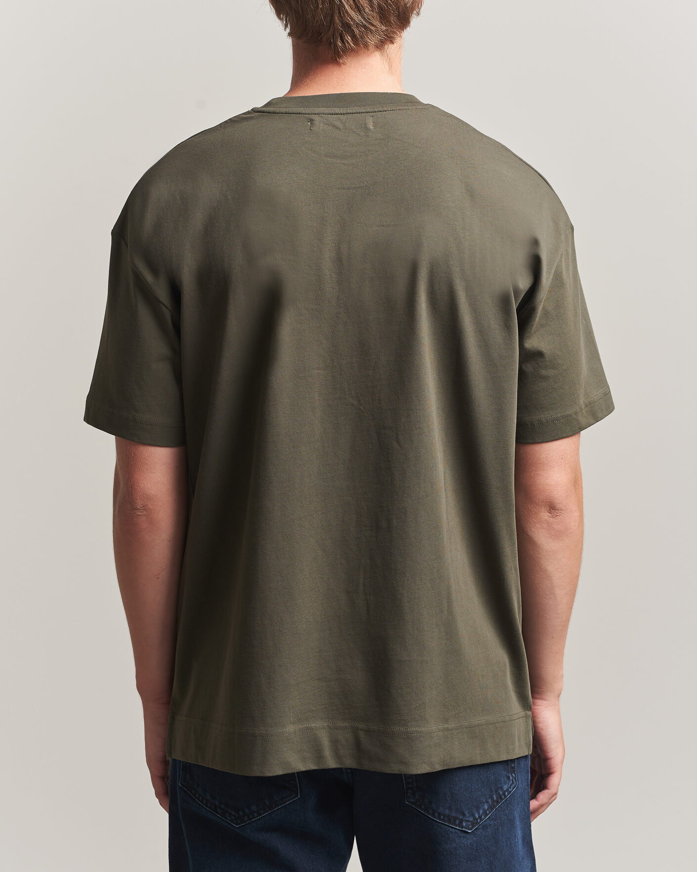 Men | T-Shirts | Samsøe Samsøe | Joel Organic Cotton T-Shirt Forest Night