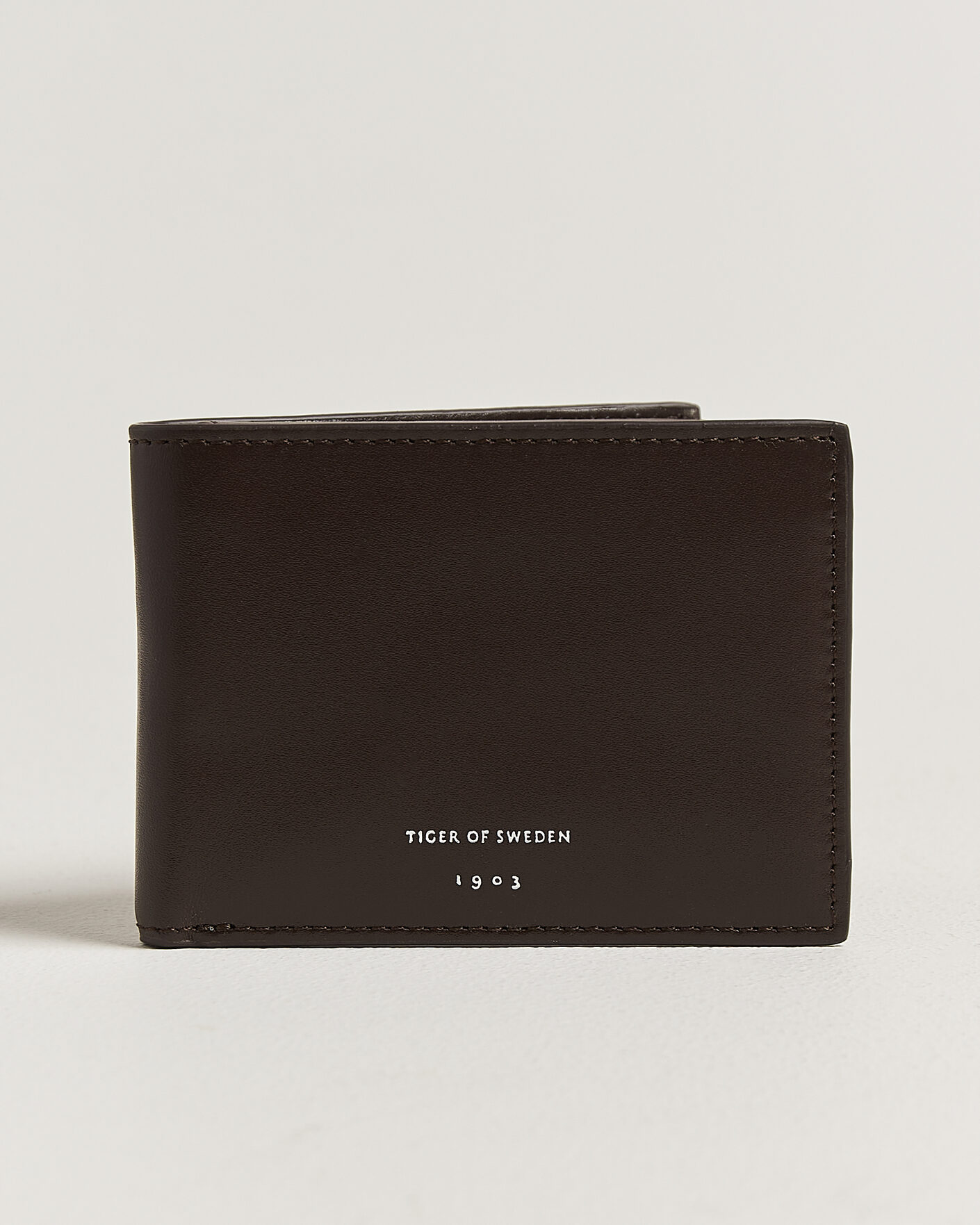 Men | Wallets | Tiger of Sweden | Wivalius Leather Wallet Dark Brown