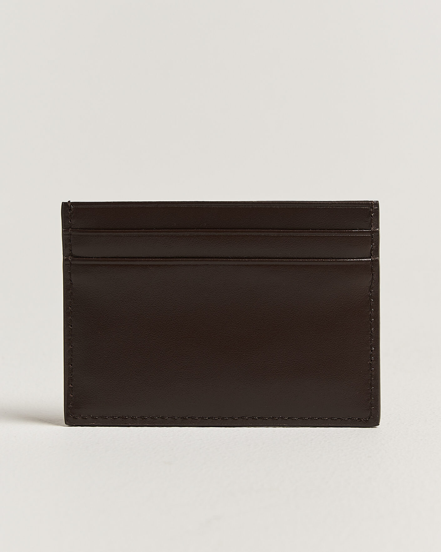 Men | Wallets | Tiger of Sweden | Wake Leather Card Holder Dark Brown