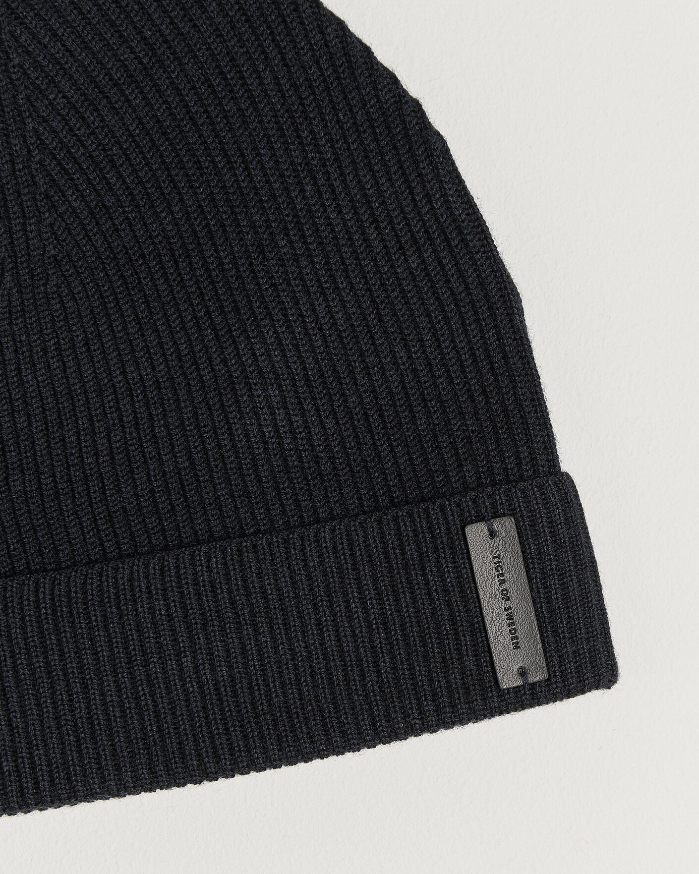 Men | Beanies | Tiger of Sweden | Caldu Wool Beanie Black