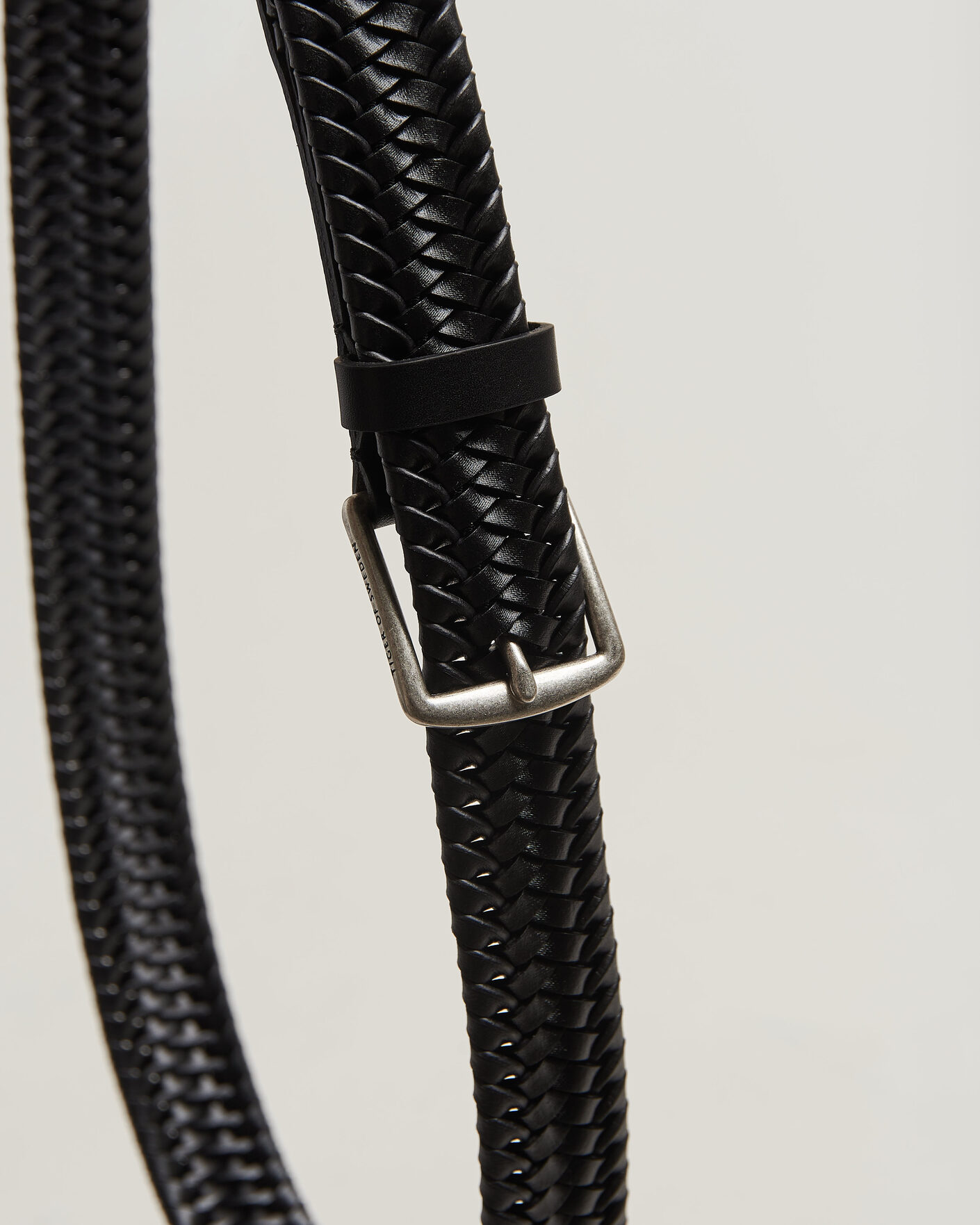 Men | Belts | Tiger of Sweden | Braidant Braided Belt Black