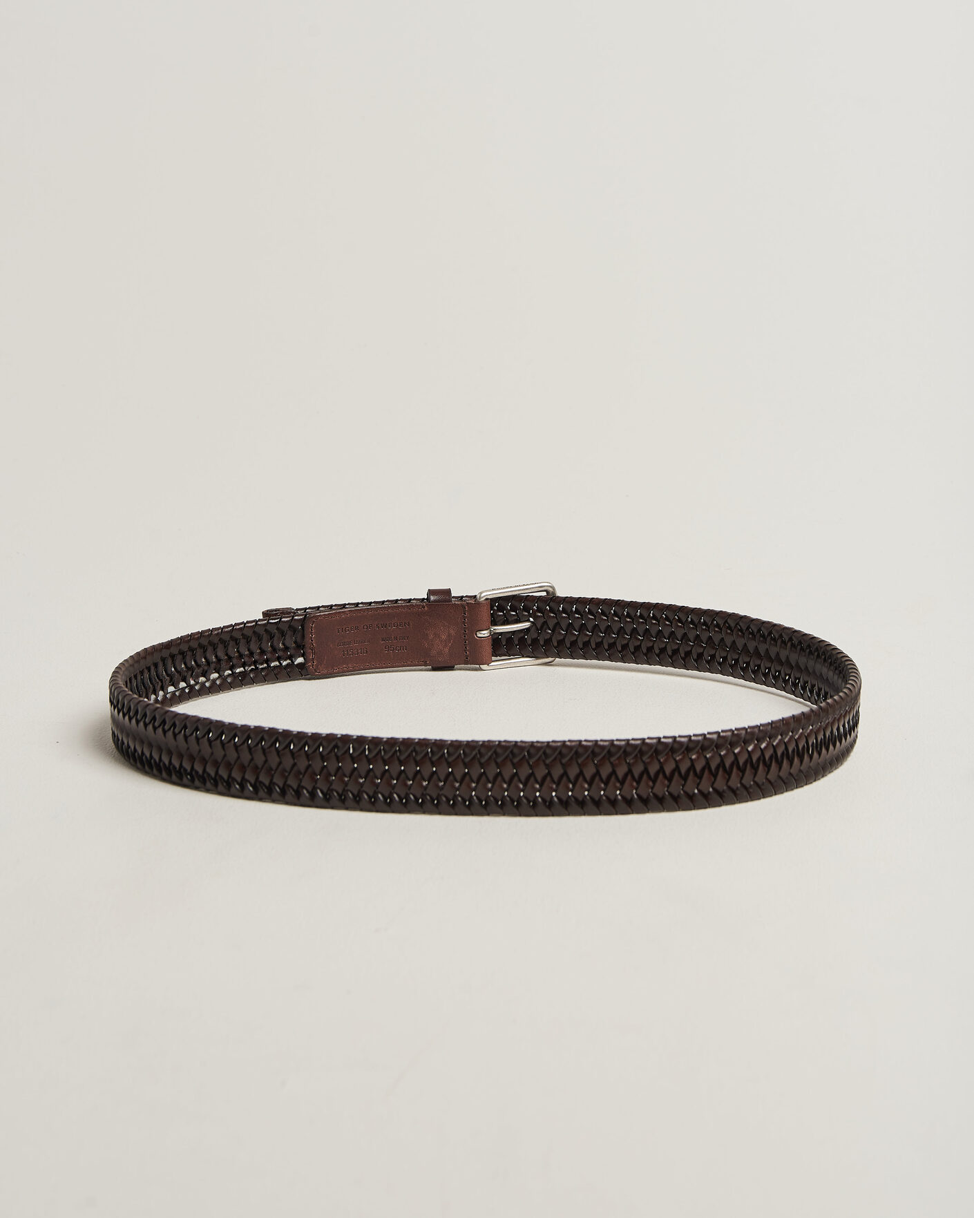Men | Belts | Tiger of Sweden | Braidant Braided Belt Dark Brown