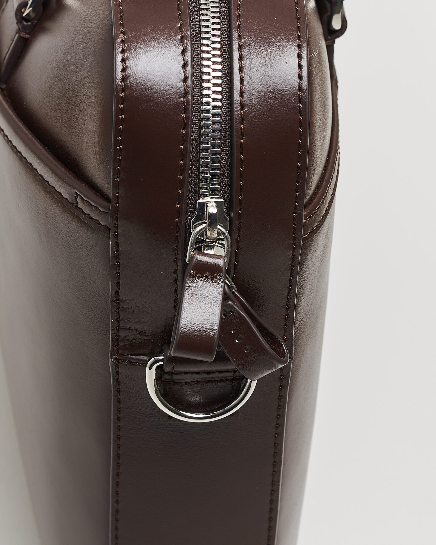 Men | Bags | Tiger of Sweden | Bosun Smooth Leather Briefcase Dark Brown