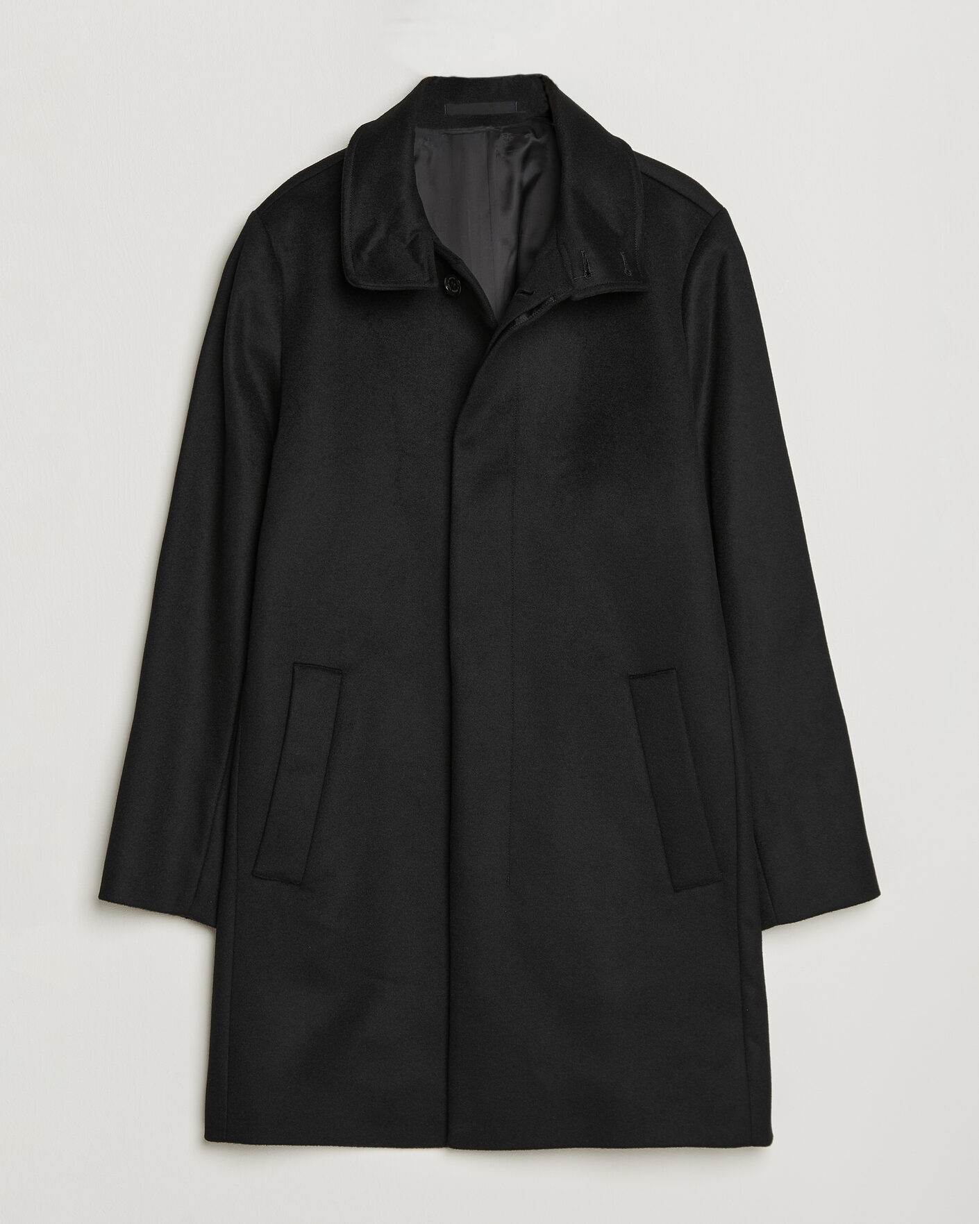 Men | Coats & Jackets | Tiger of Sweden | Aleric Wool/Cashmere Coat Black
