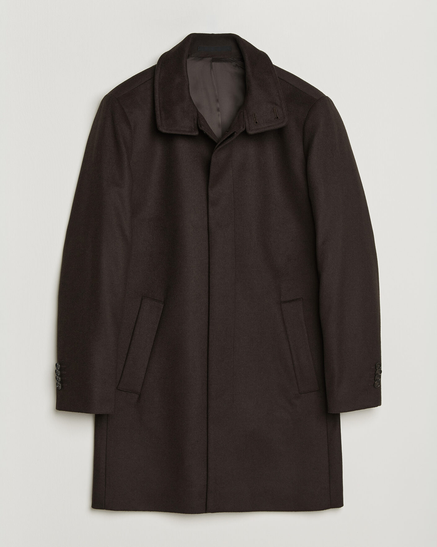 Men | Coats & Jackets | Tiger of Sweden | Aleric Wool/Cashmere Coat Espresso
