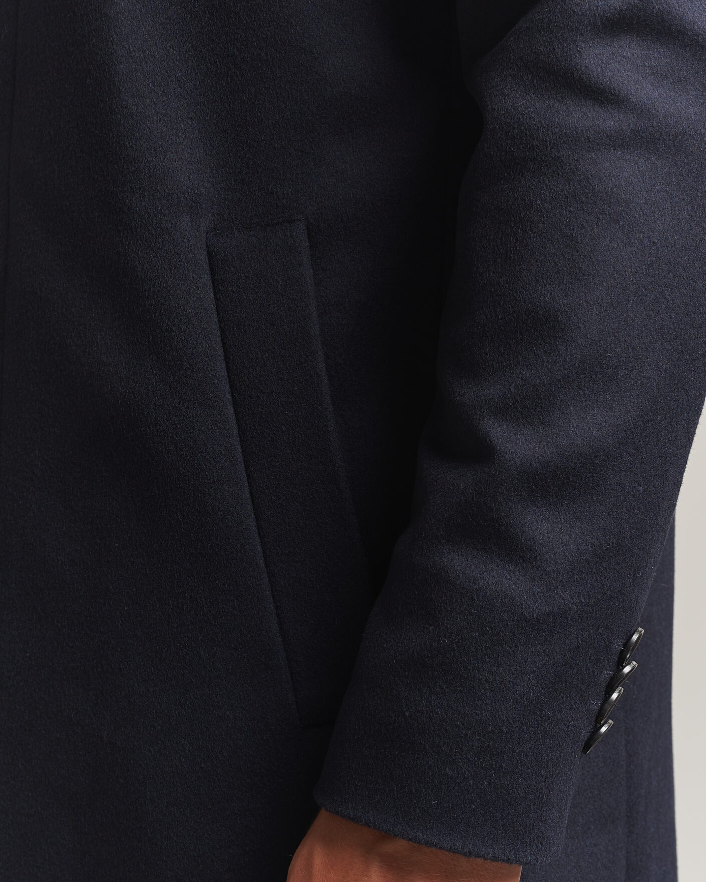 Men | Coats & Jackets | Tiger of Sweden | Aleric Wool/Cashmere Coat Light Ink