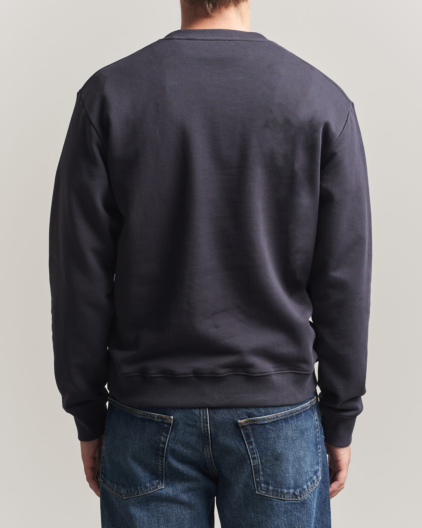 Men | Sweaters & Knitwear | Tiger of Sweden | Emerson Crew Neck Sweatshirt Light Ink