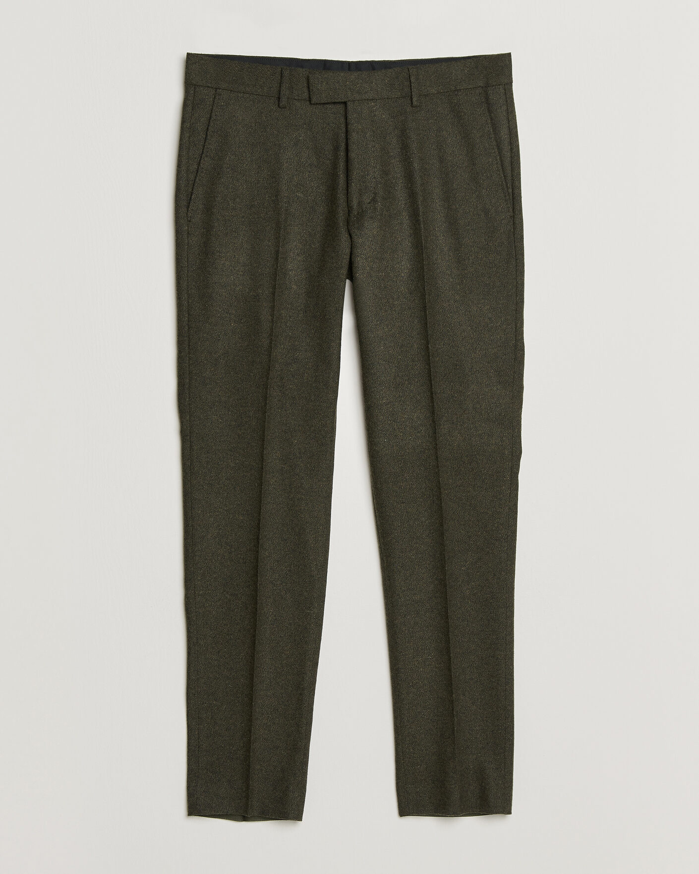 Men | Trousers | Tiger of Sweden | Tenuta Wool Flannel Suit Trousers Muted Canopy