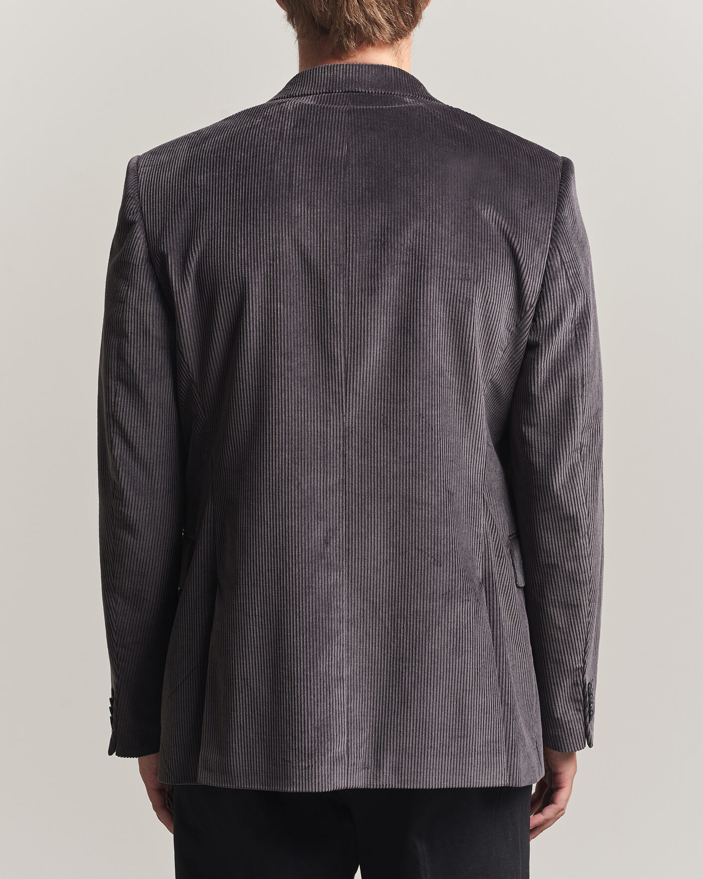 Men | Blazers | Tiger of Sweden | 1903 Corduroy Double Breasted Blazer Phantom
