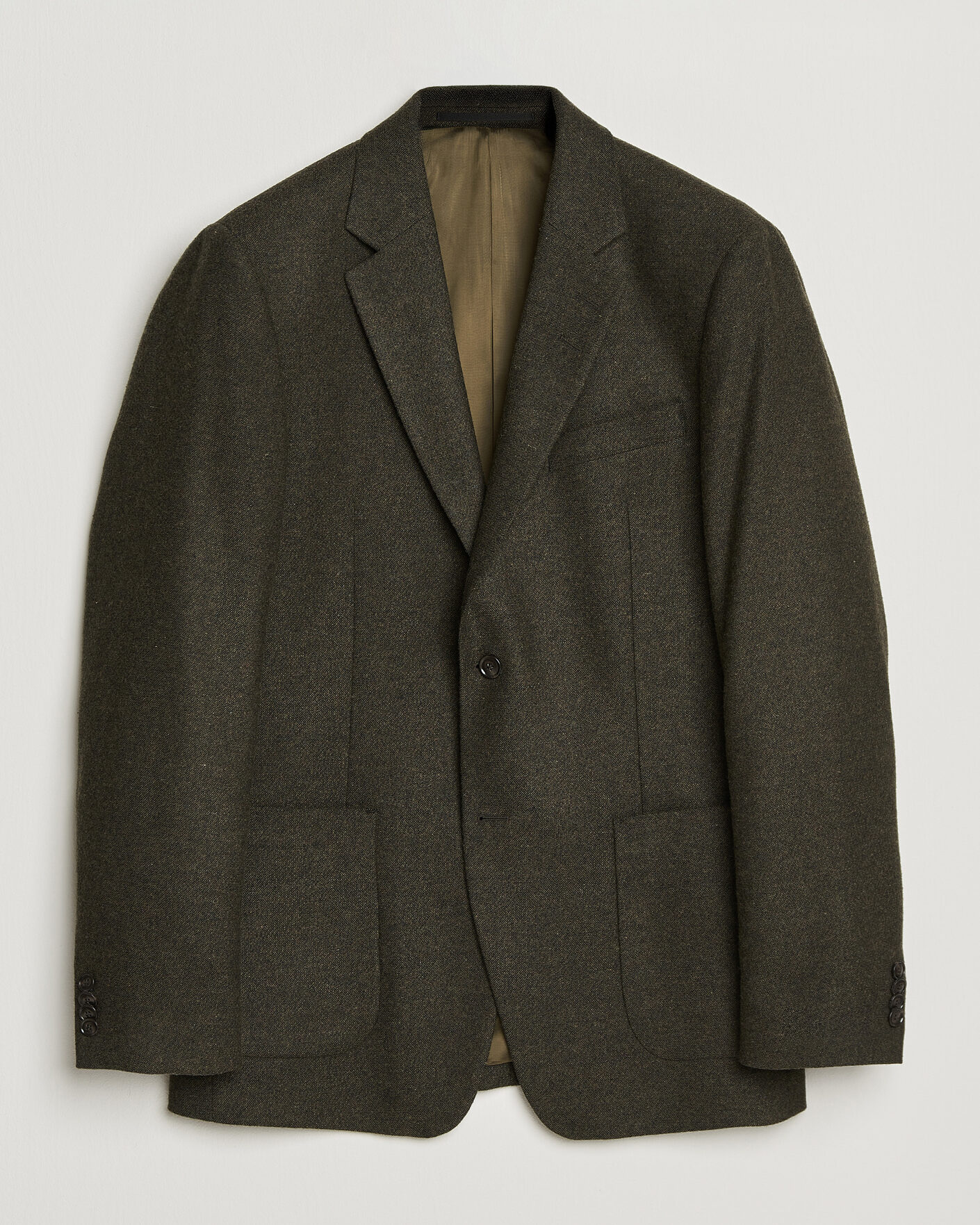 Men | Blazers | Tiger of Sweden | Justin Wool Flannel Suit Blazer Muted Canopy