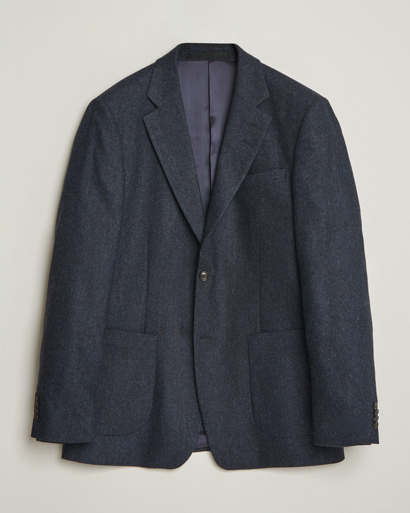 Men | Blazers | Tiger of Sweden | Justin Wool Flannel Suit Blazer Midnight Blue