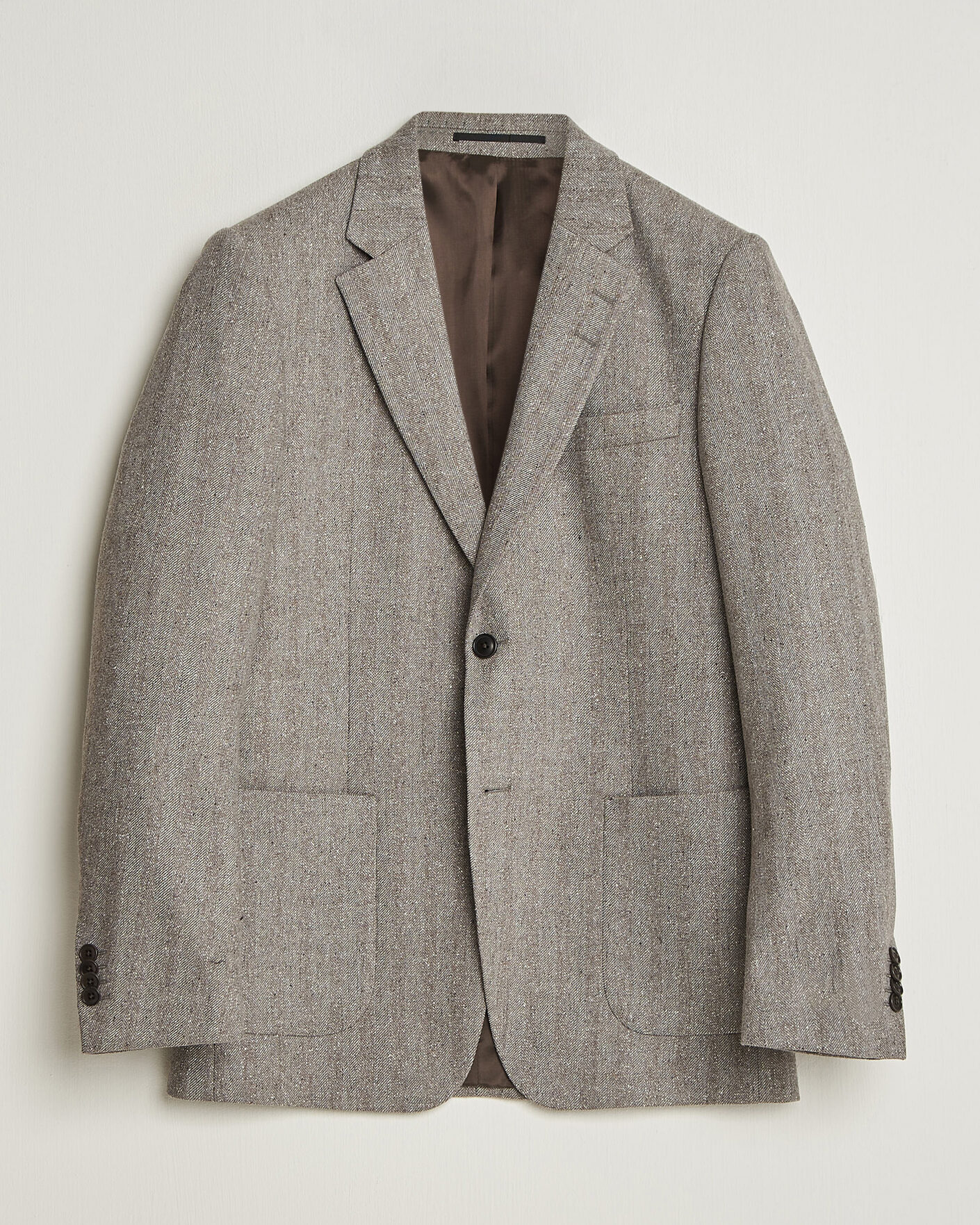 Men | Blazers | Tiger of Sweden | Justin Wool Donegal Suit Blazer Dark Stone