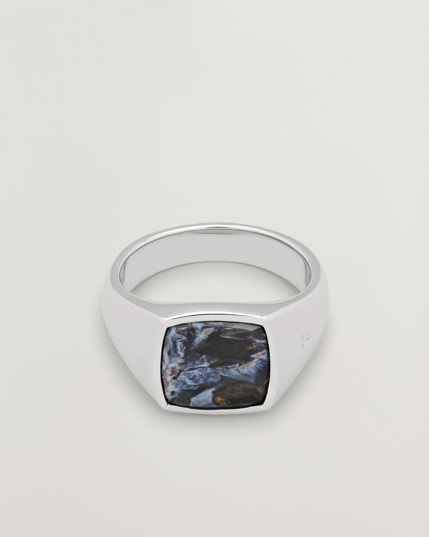 Men | Jewellery | Tom Wood | Key Pietersite Ring Silver