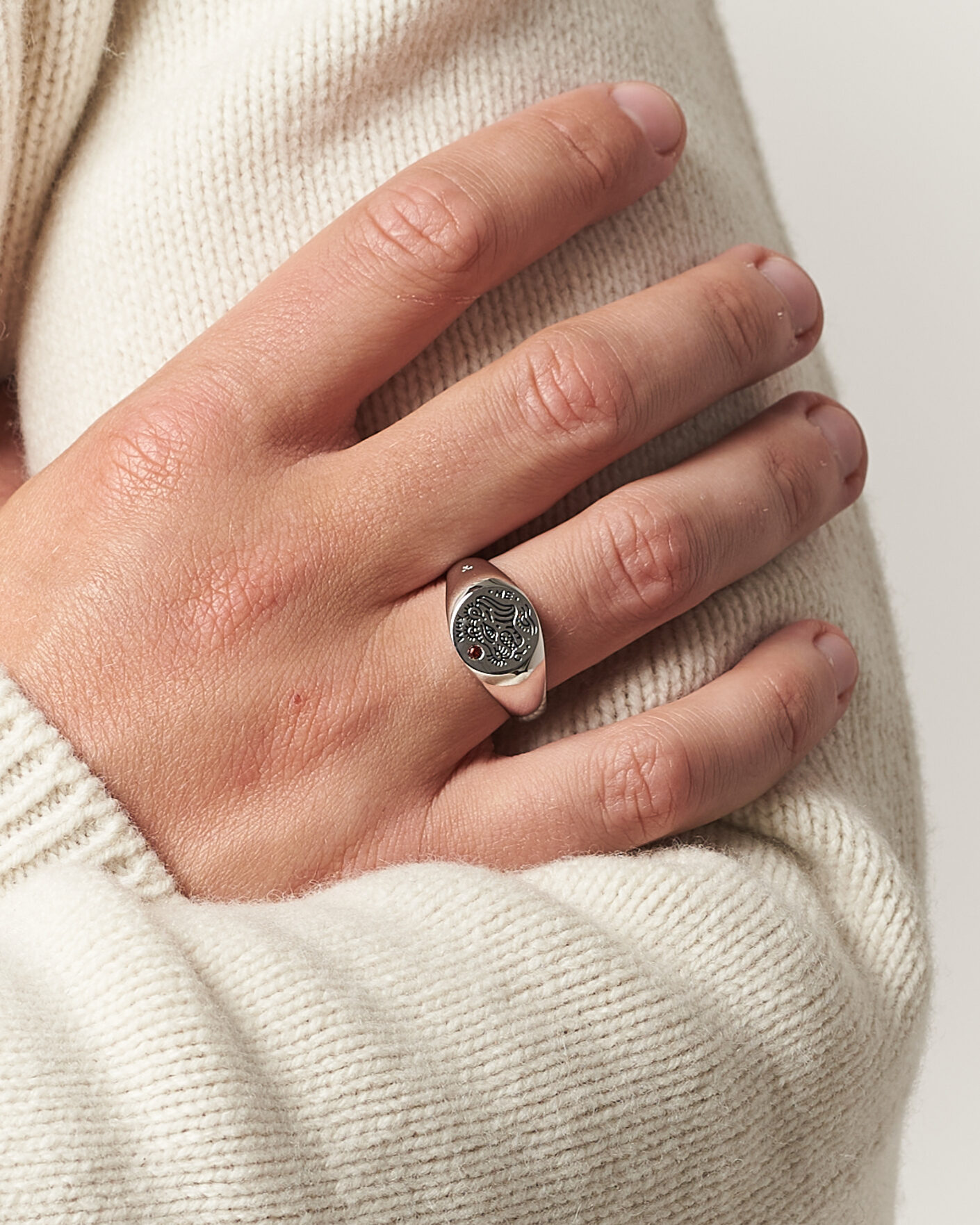 Men | Jewellery | Tom Wood | Why Me Ring Silver
