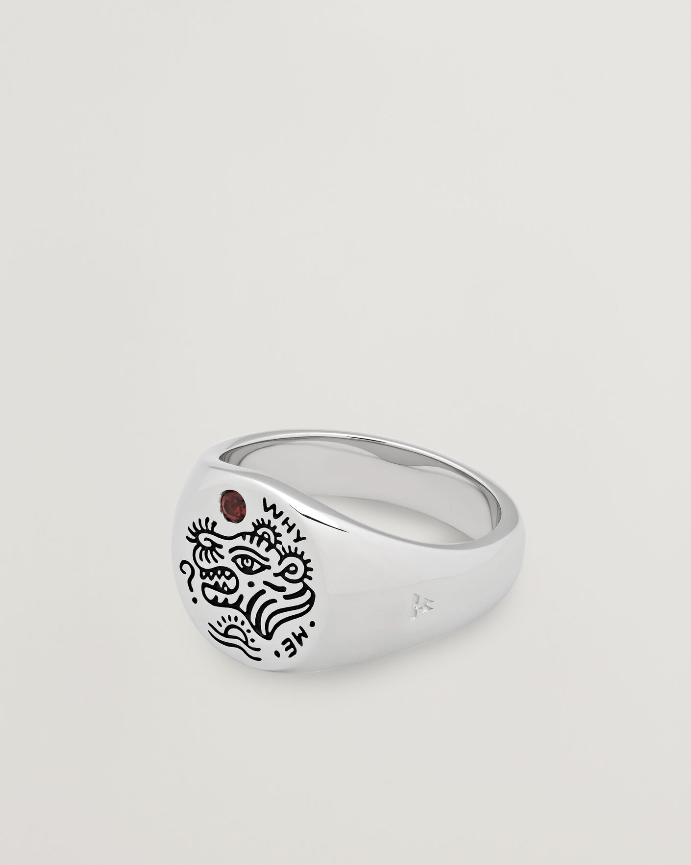 Men | Jewellery | Tom Wood | Why Me Ring Silver
