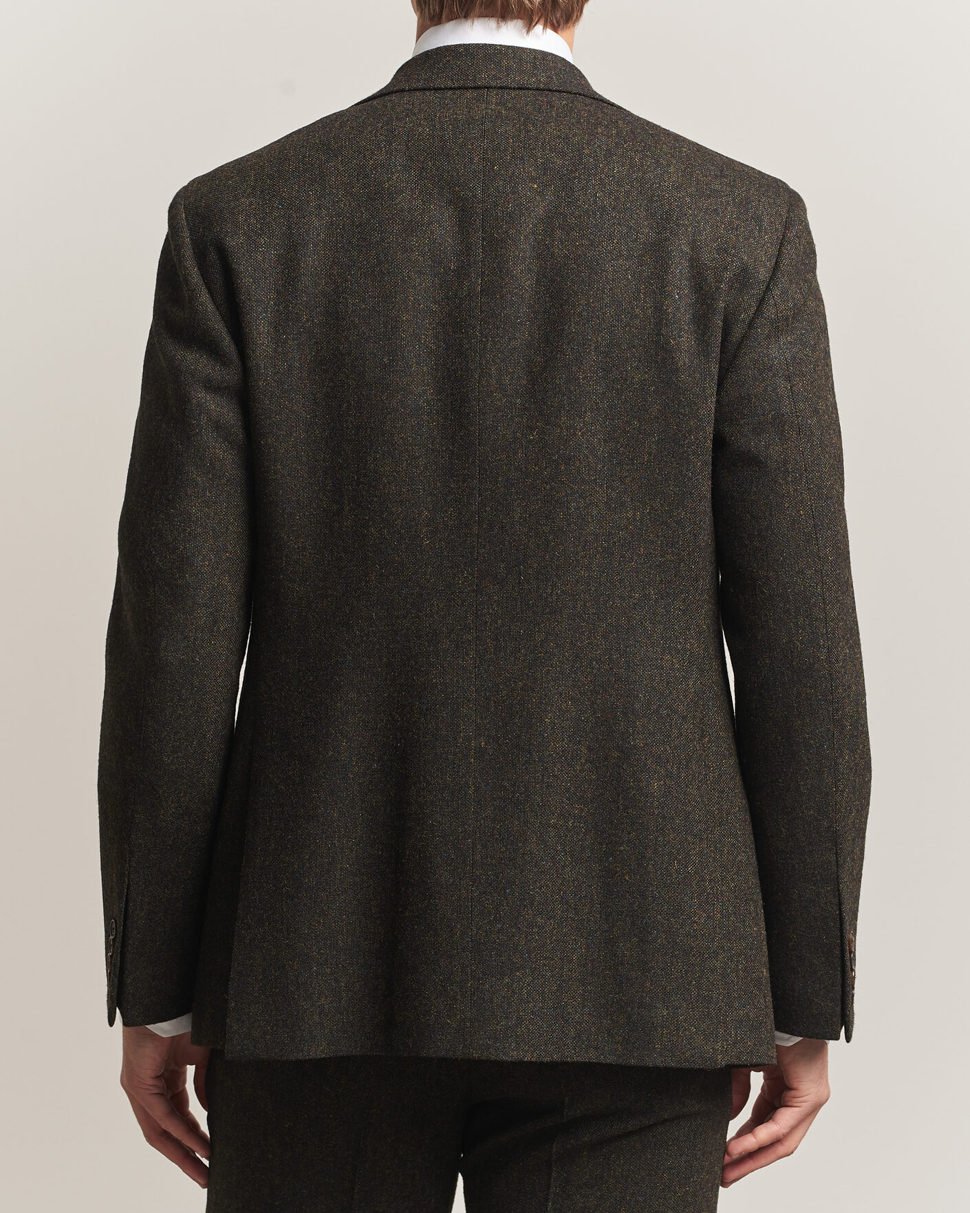 Men | Blazers | Walker Slater | Edward Shetland Wool Donegal Blazer Brown