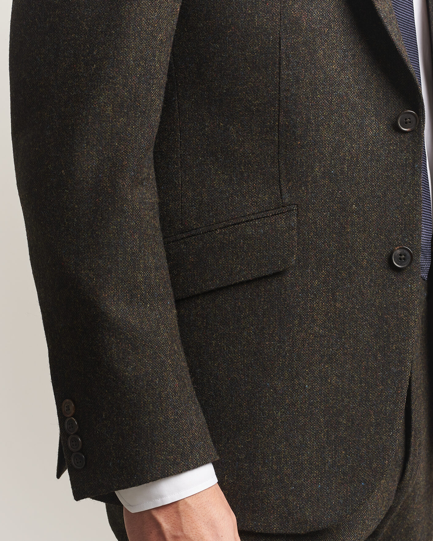 Men | Blazers | Walker Slater | Edward Shetland Wool Donegal Blazer Brown