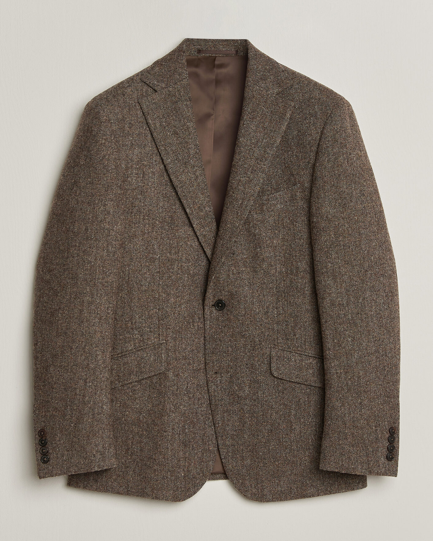 Men | Blazers | Walker Slater | Edward Shetland Wool Donegal Blazer Tobacco