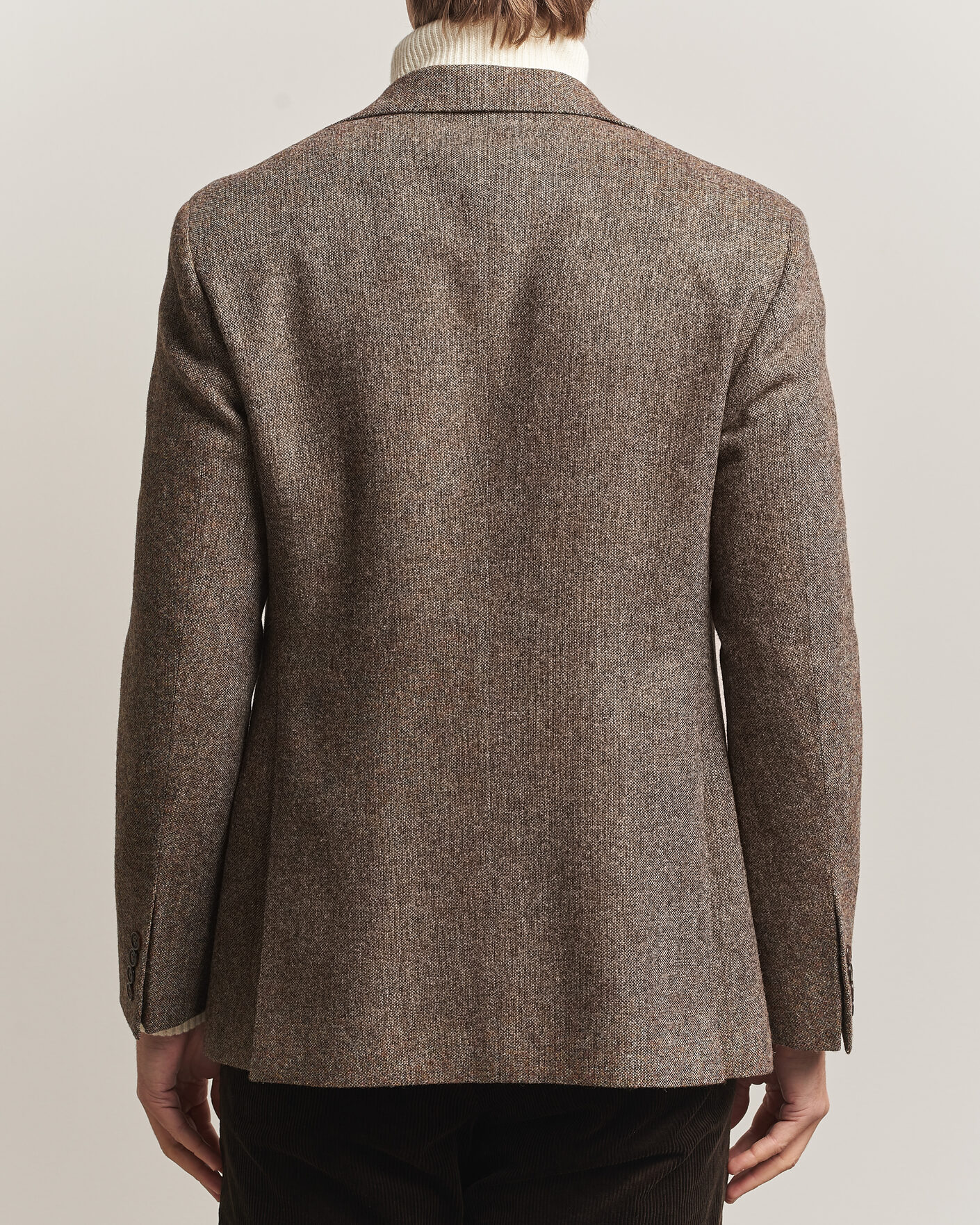 Men | Blazers | Walker Slater | Edward Shetland Wool Donegal Blazer Tobacco