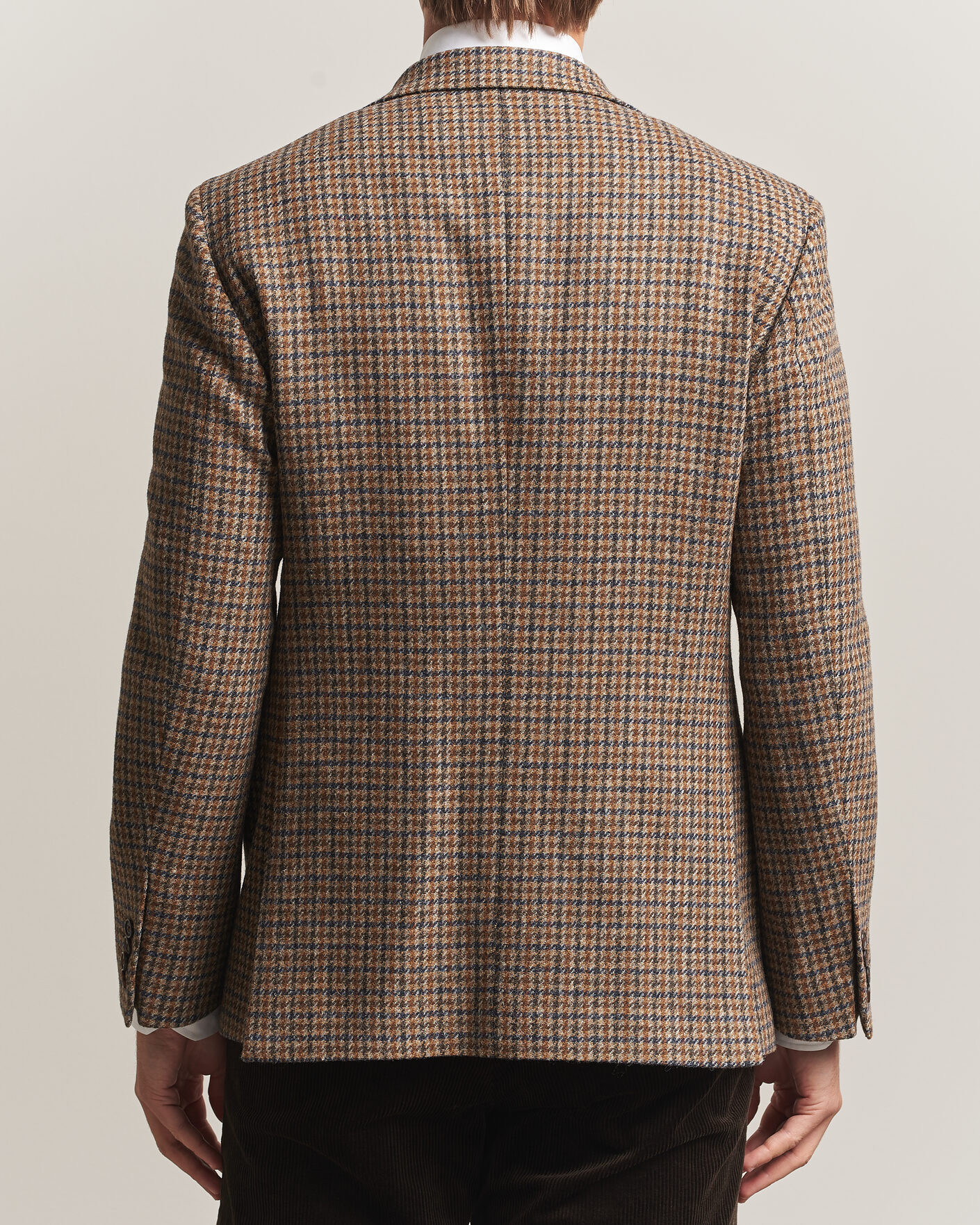 Men | Blazers | Walker Slater | Edward Lambswool Puppytooth Blazer Sandstone