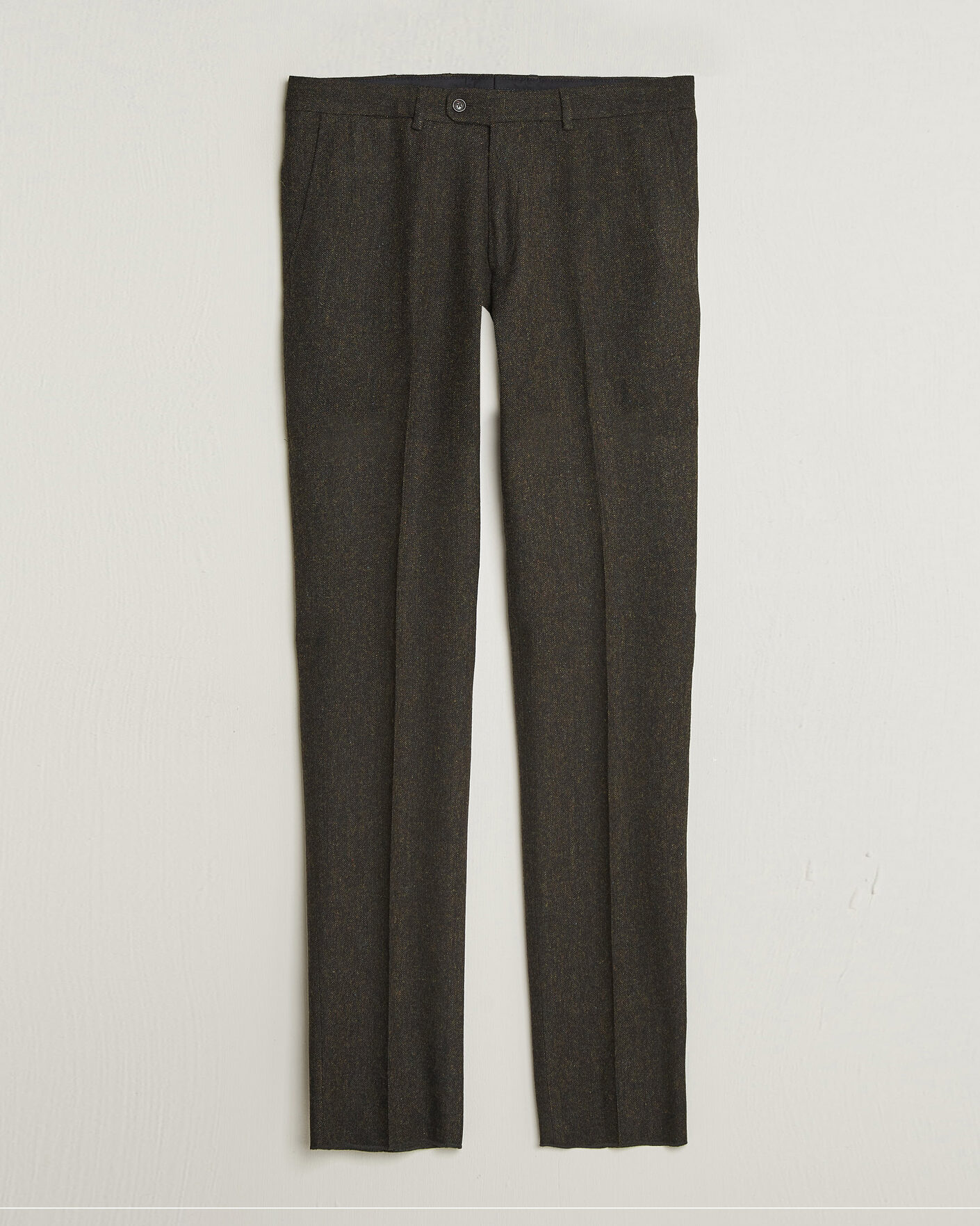 Men | Trousers | Walker Slater | Edward Shetland Wool Donegal Trousers Brown