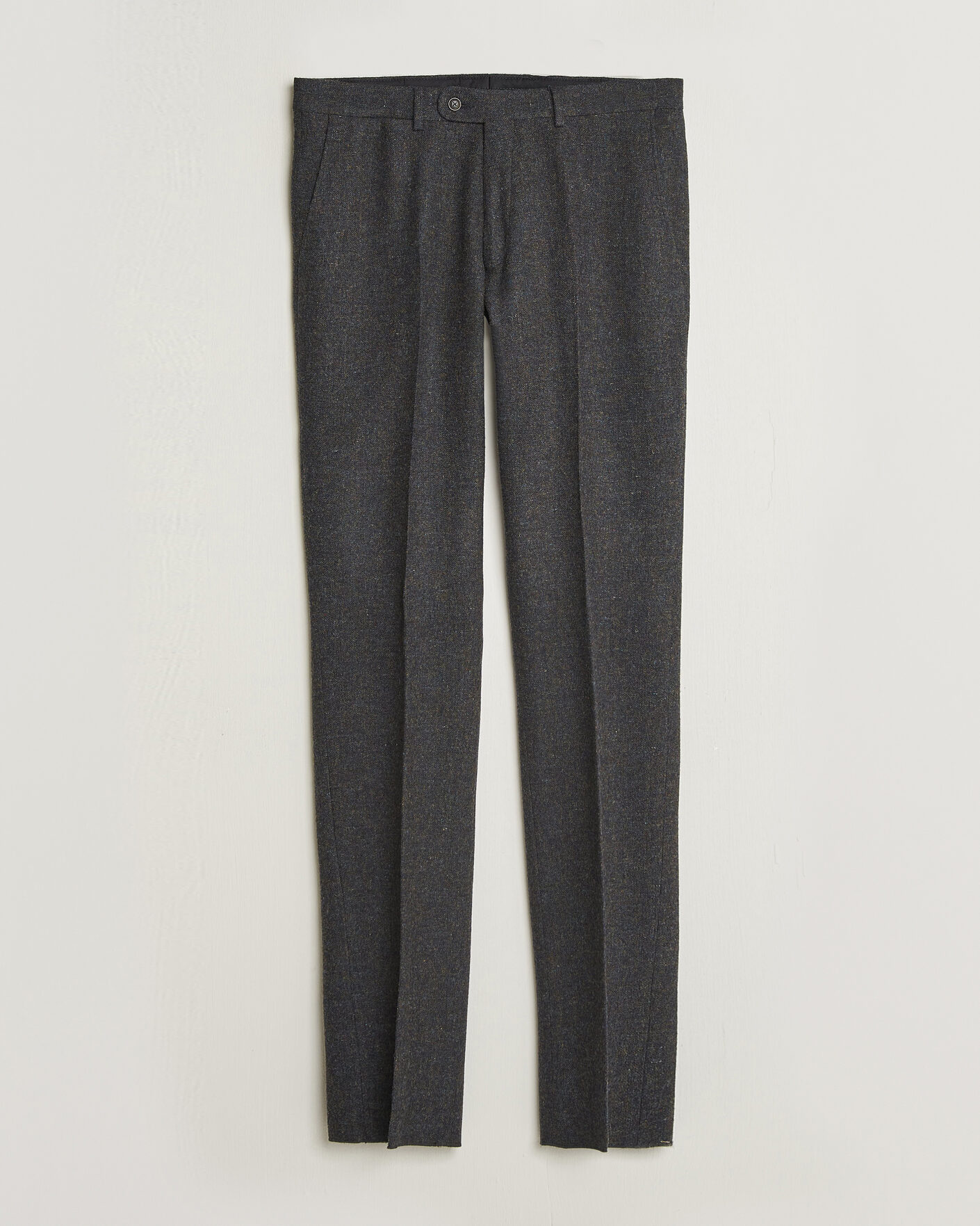 Men | Trousers | Walker Slater | Edward Shetland Wool Donegal Trousers Navy