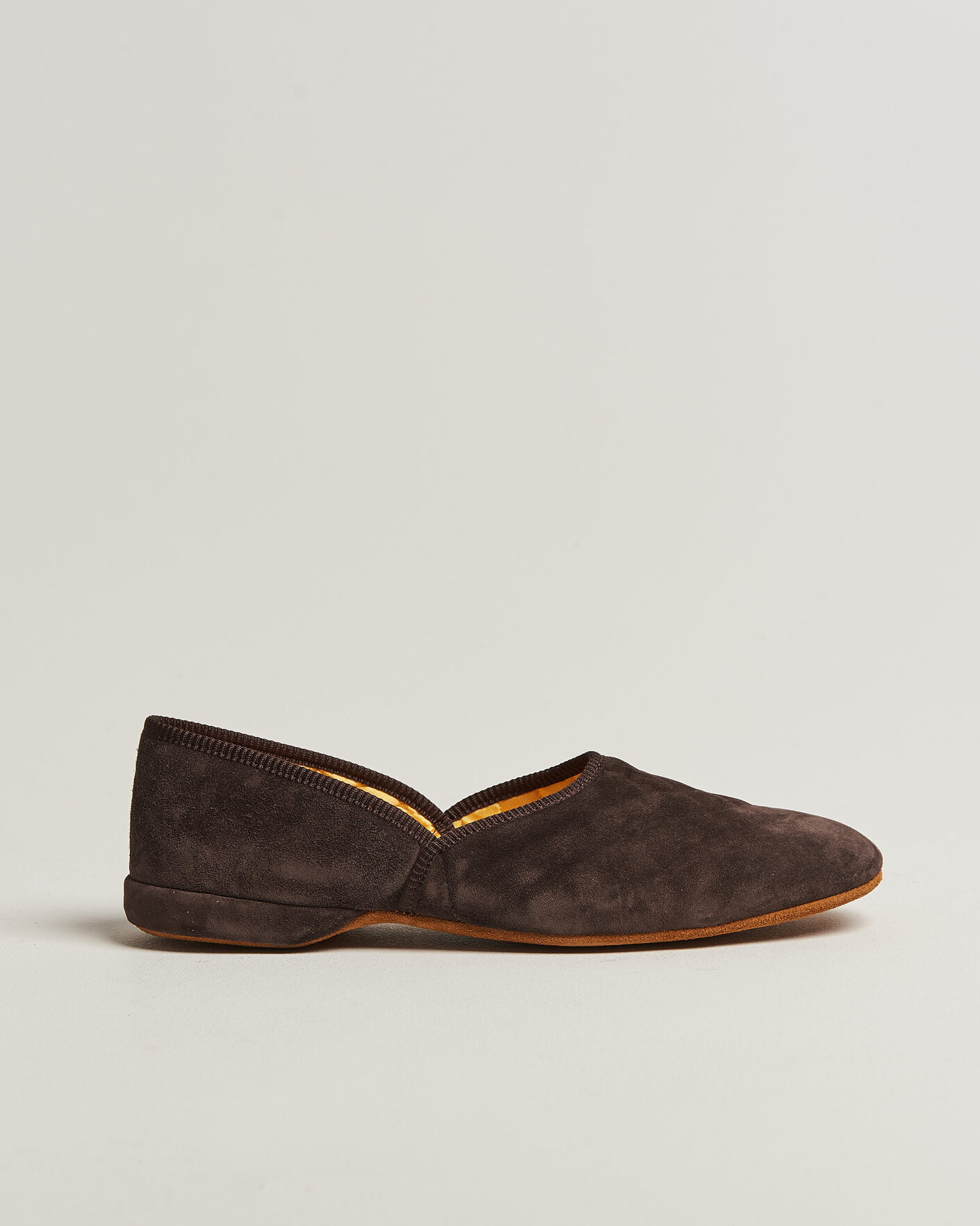 Men | Sandals & Slides | Bowhill & Elliott | Grecian Indoor Slippers Chocolate Suede