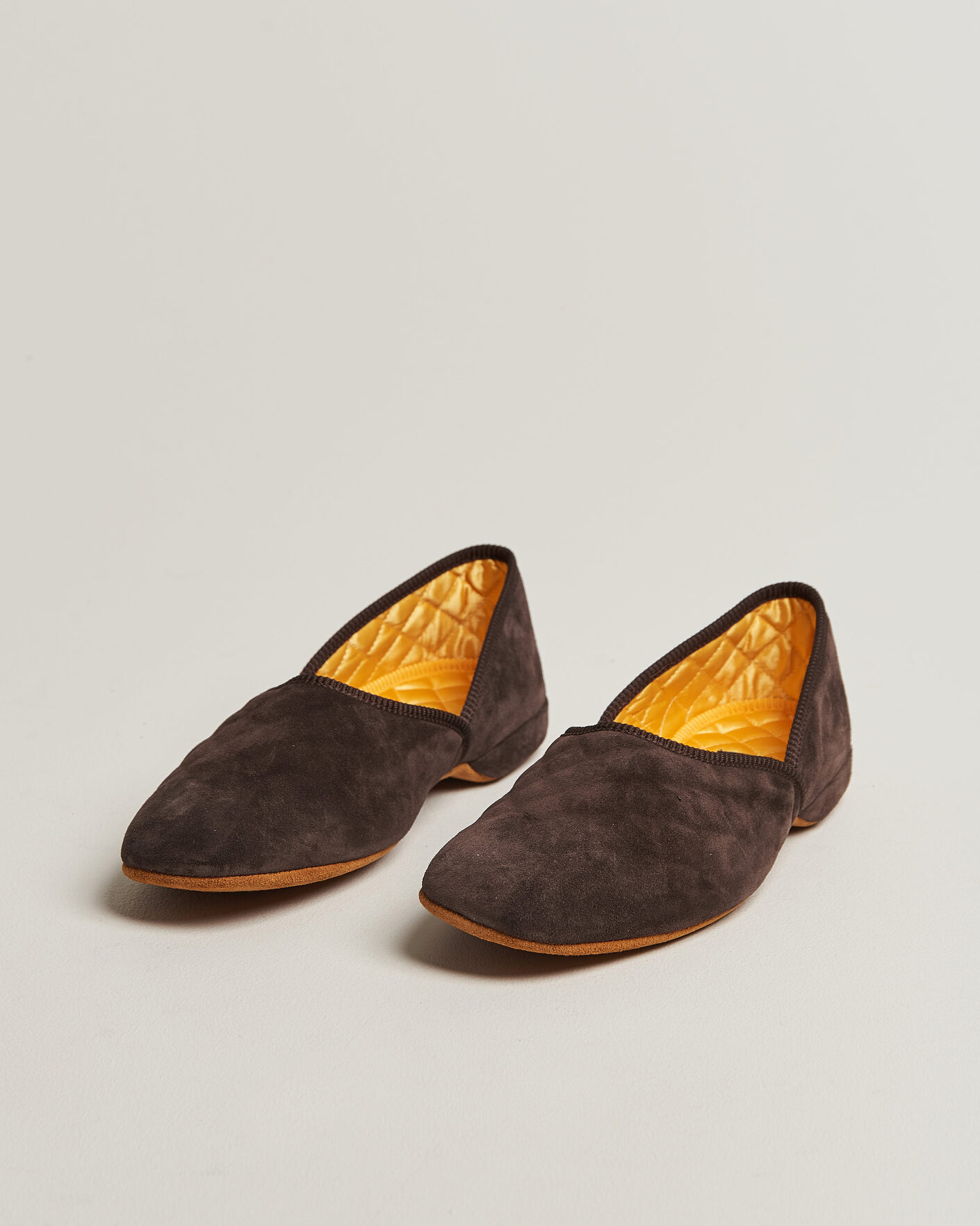 Men | Sandals & Slides | Bowhill & Elliott | Grecian Indoor Slippers Chocolate Suede