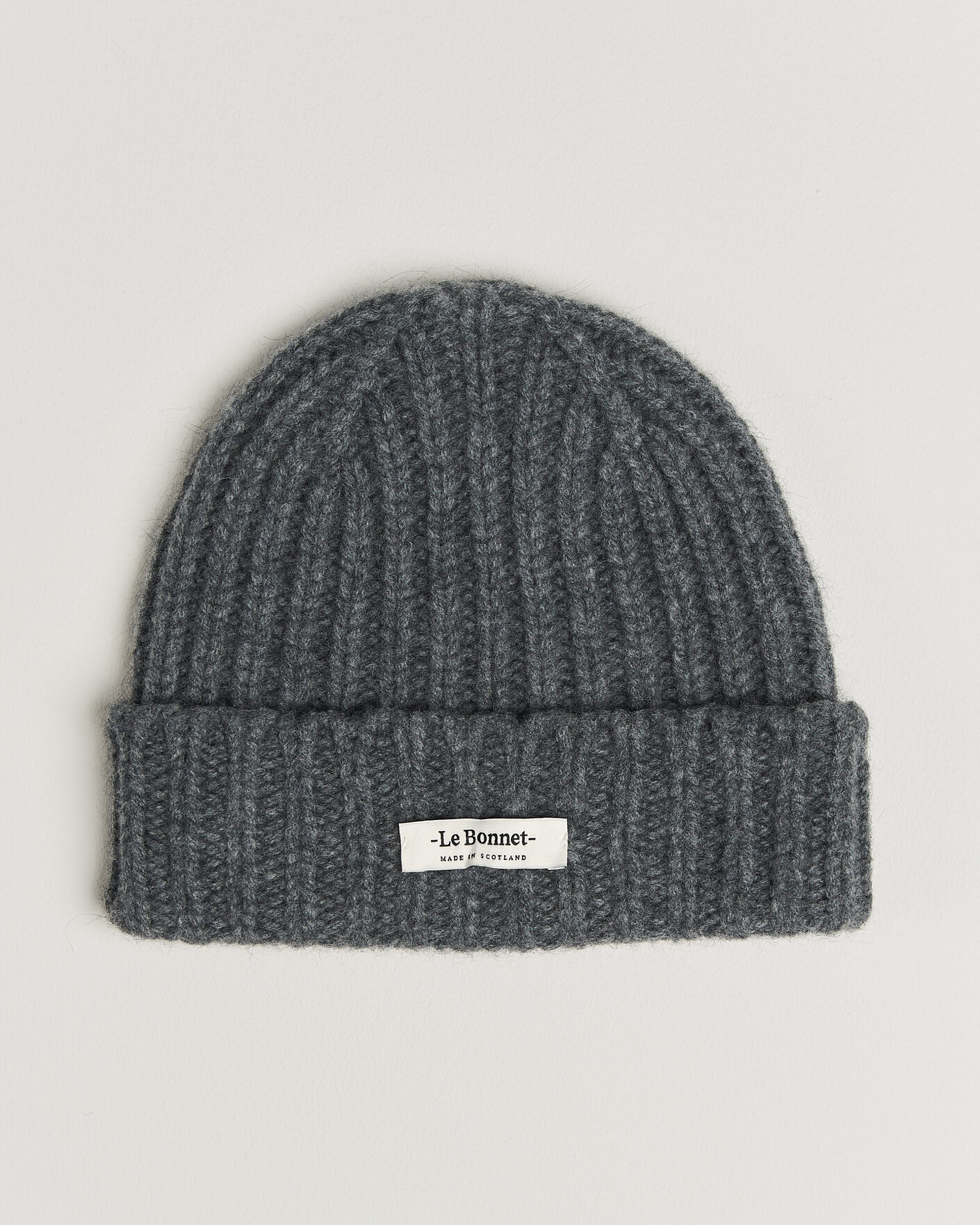 Men | Beanies | Le Bonnet | Le Grand Logo Slate Grey