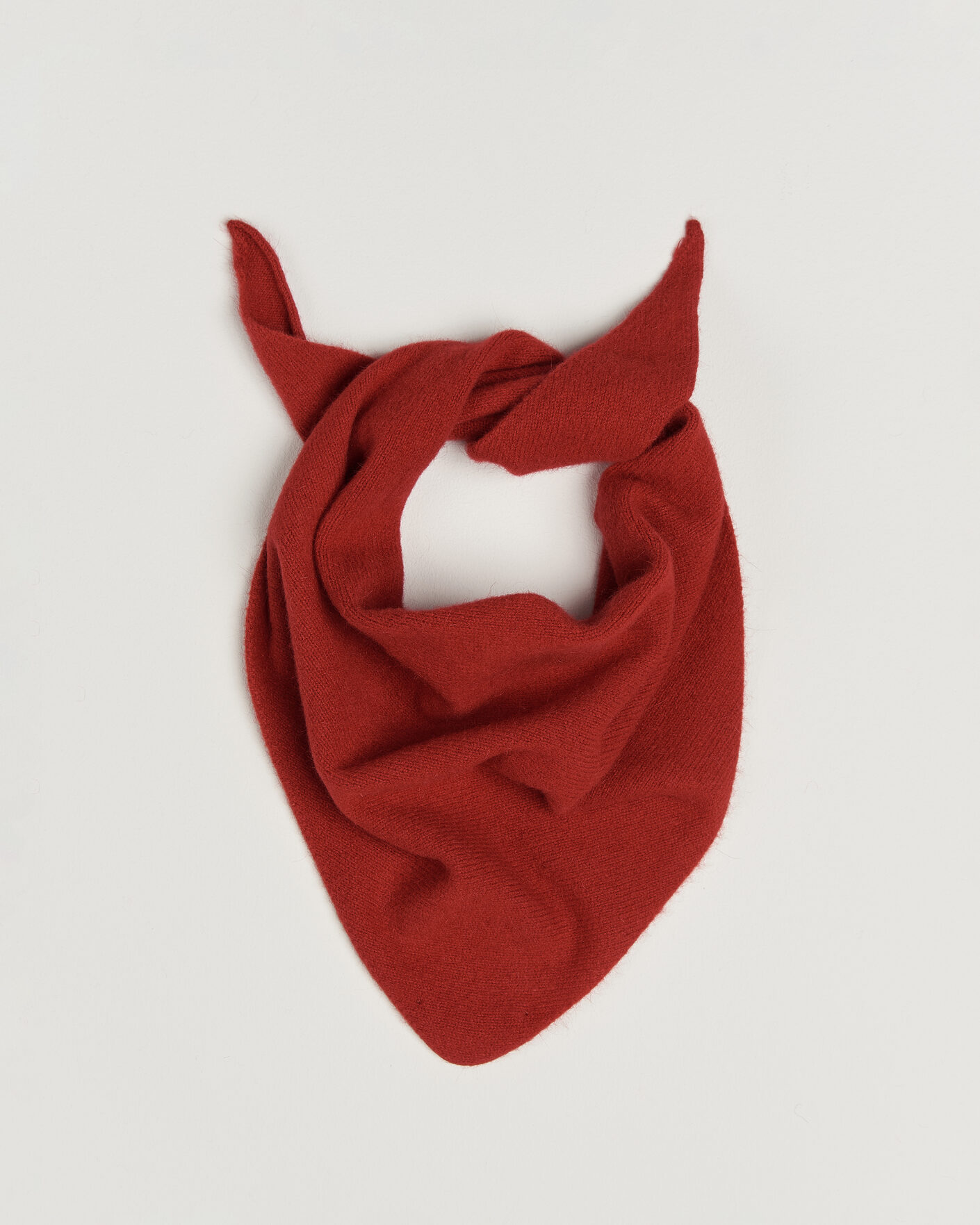 Men | Dress Scarves | Le Bonnet | Lambswool/Caregora Bandana Framboise