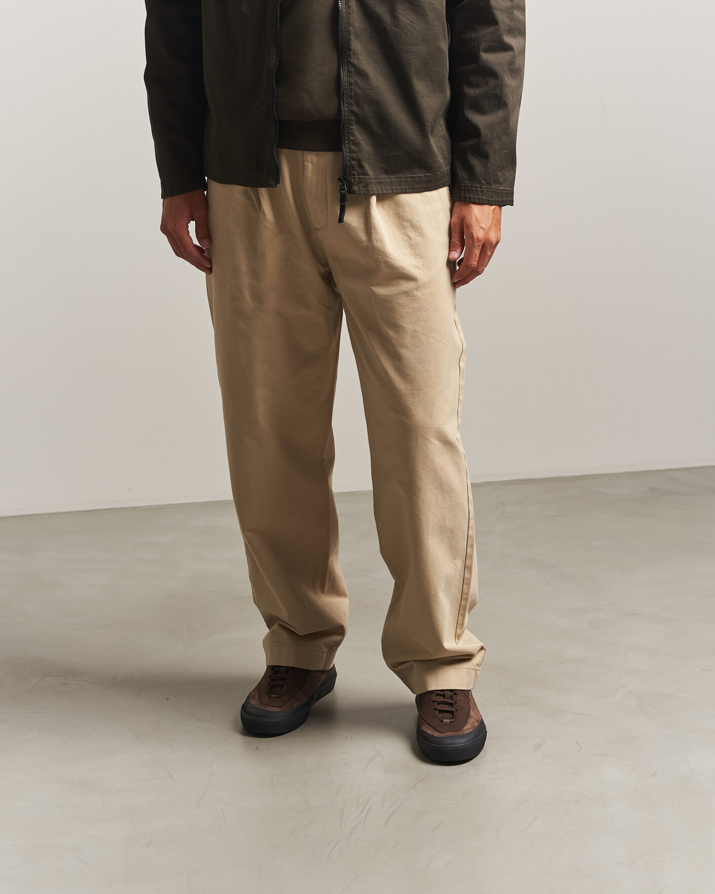 Men | Sneakers | Stone Island | Low Top Suede Sneaker Umber
