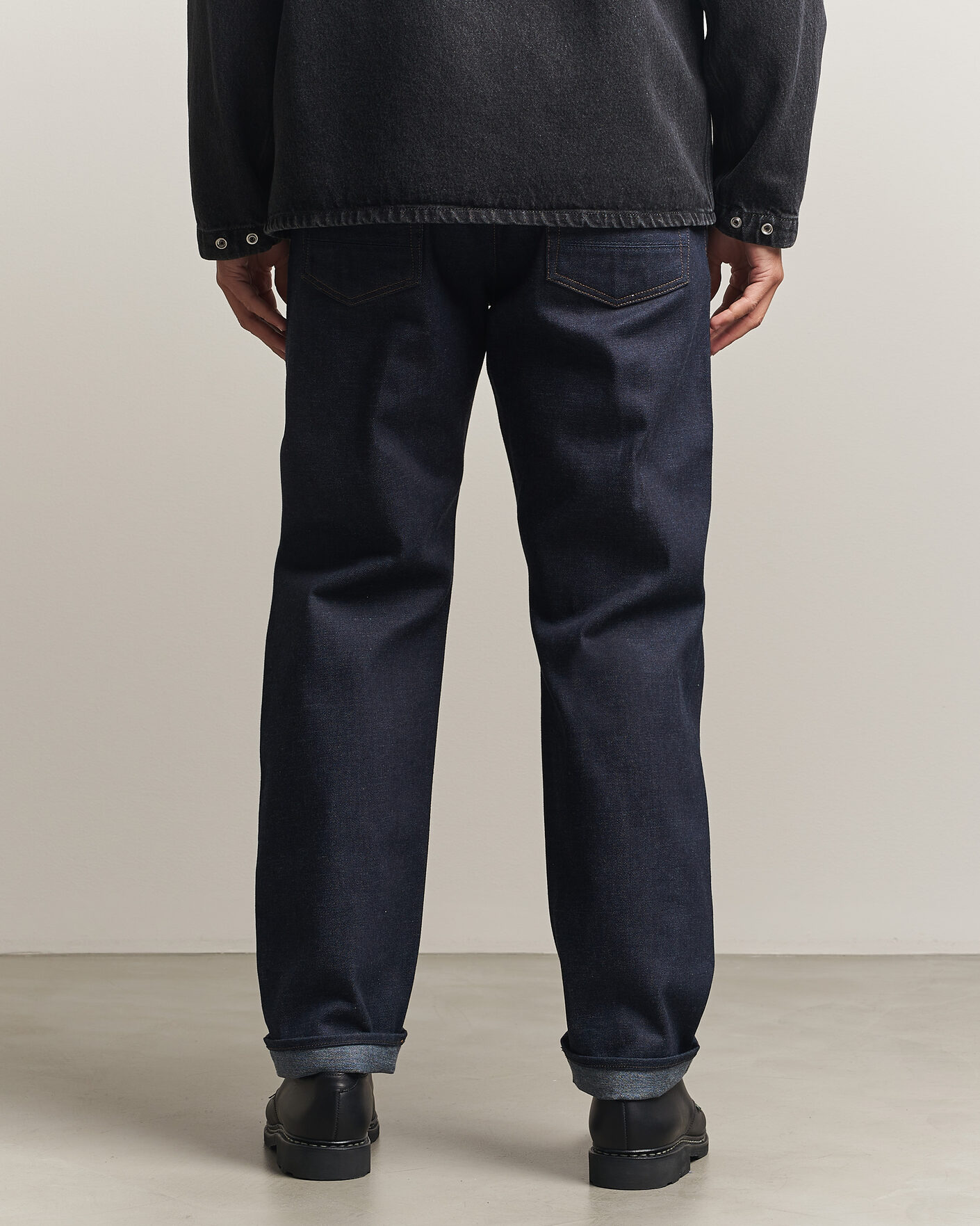 Men | Jeans | Stone Island | Regular Straight Fit Selvedge Jeans Blue Raw