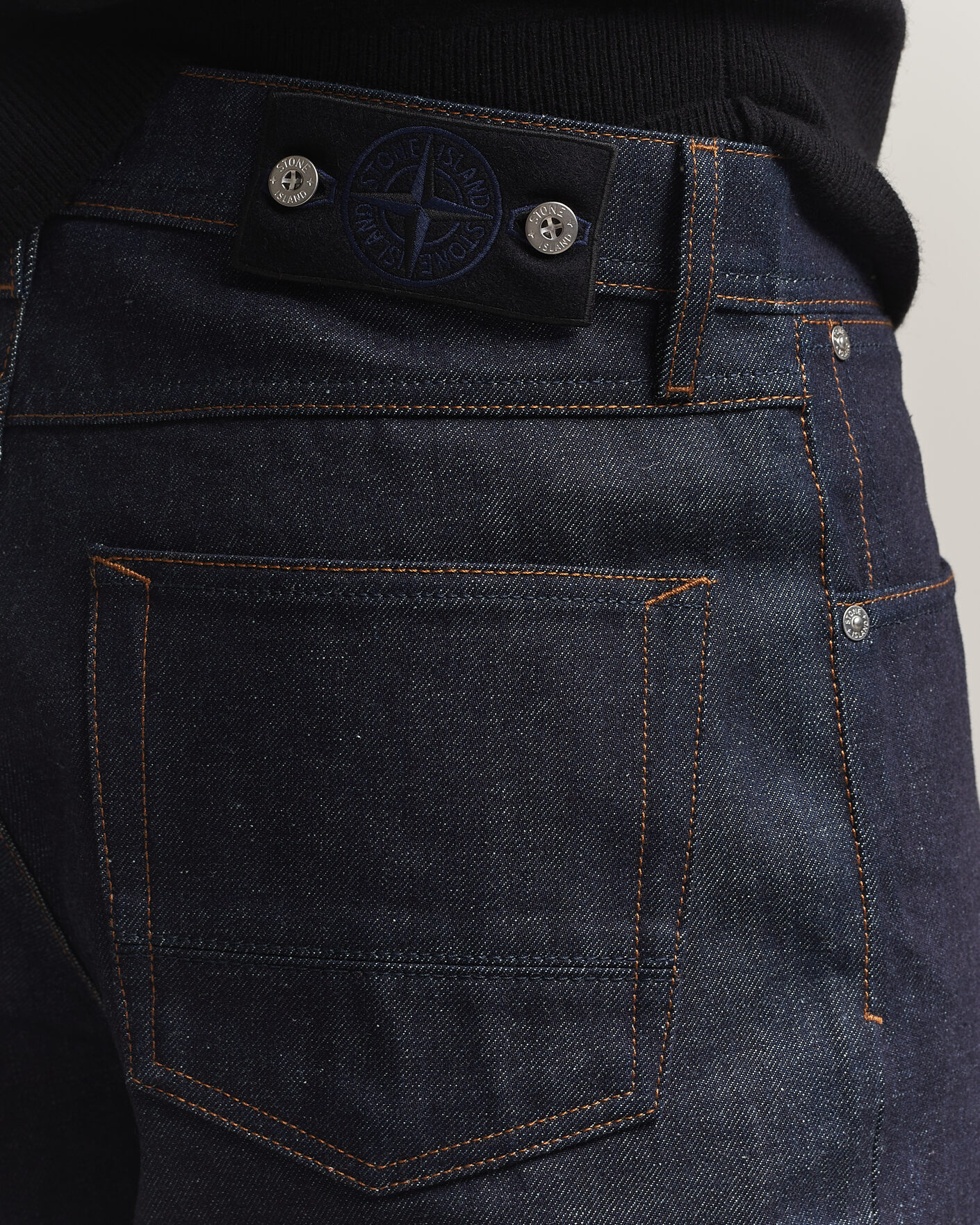 Men | Trousers | Stone Island | Loose Fit Jeans Blue Raw