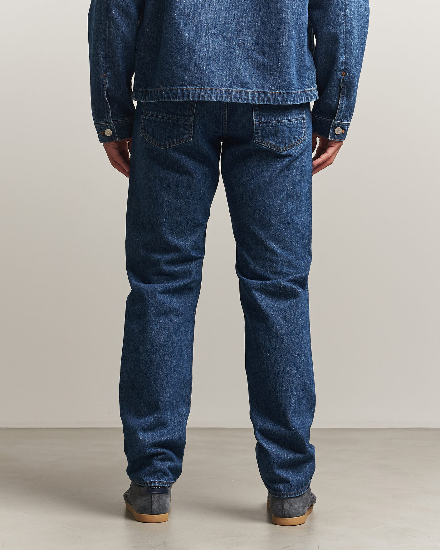 Men | Jeans | Stone Island | Regular Straight Fit Indigo Jeans Blue Medium Wash