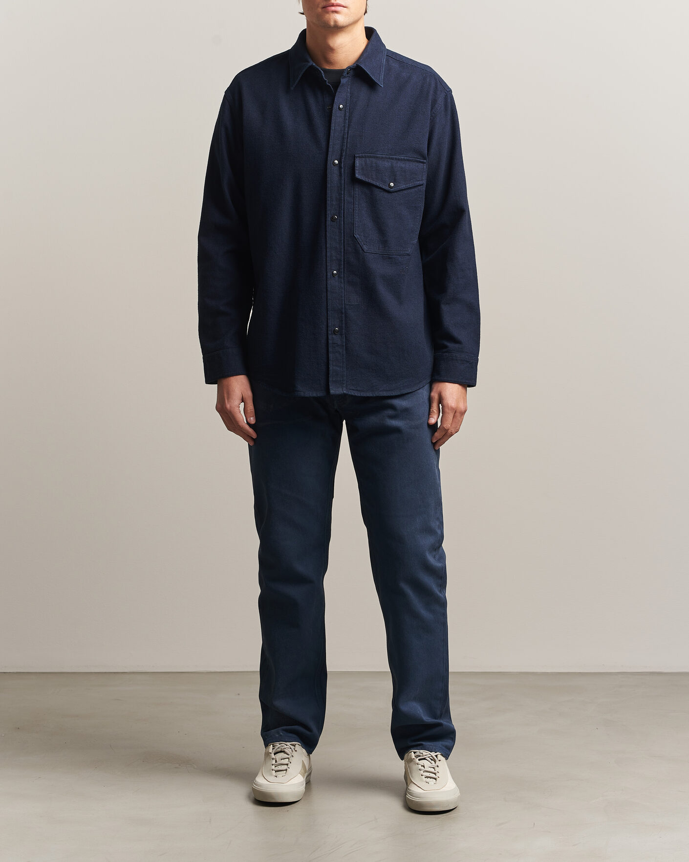 Men | Jeans | Stone Island | Hand Sprayed Reflective Bull Denim Jeans Slate Blue
