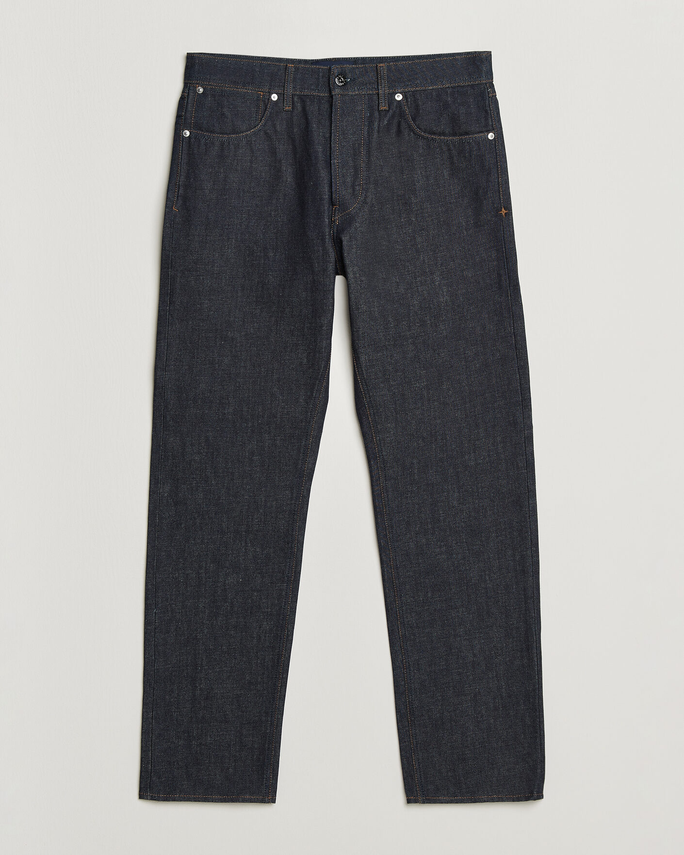 Men | Jeans | Stone Island | Regular Straight Fit Indigo Jeans Blue Raw