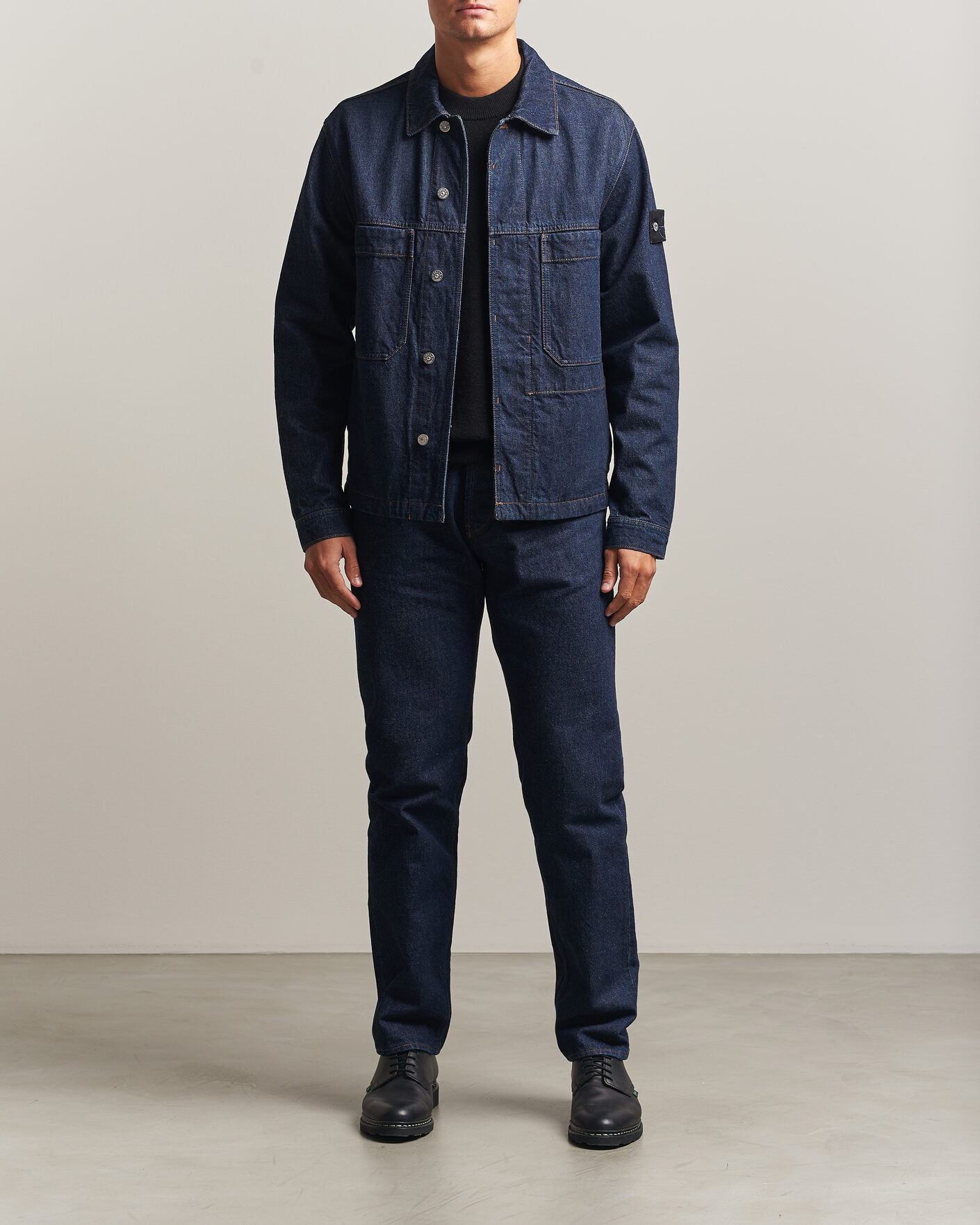 Men | Jeans | Stone Island | Regular Straight Fit Indigo Jeans Blue Rinse