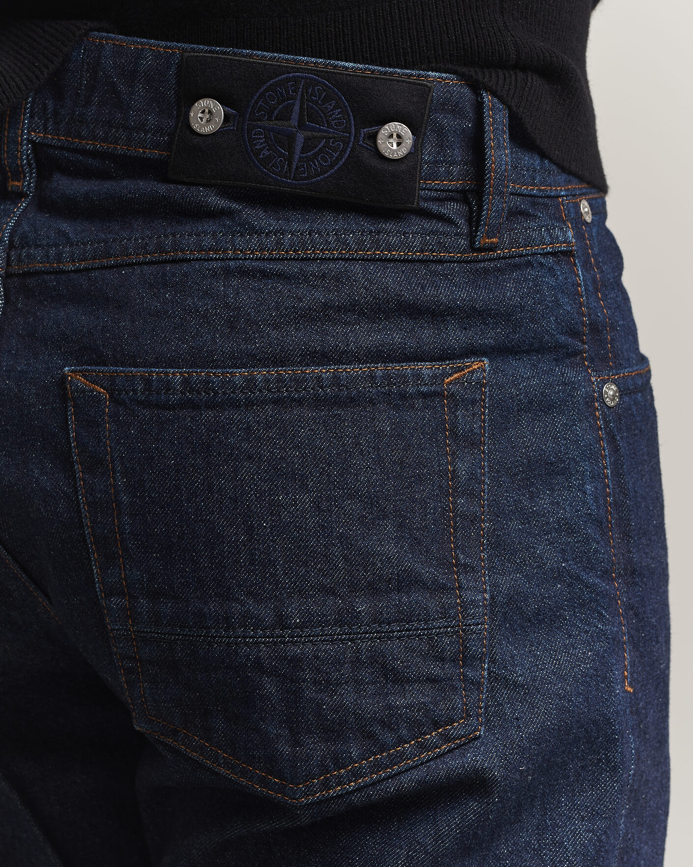 Men | Jeans | Stone Island | Regular Straight Fit Indigo Jeans Blue Rinse