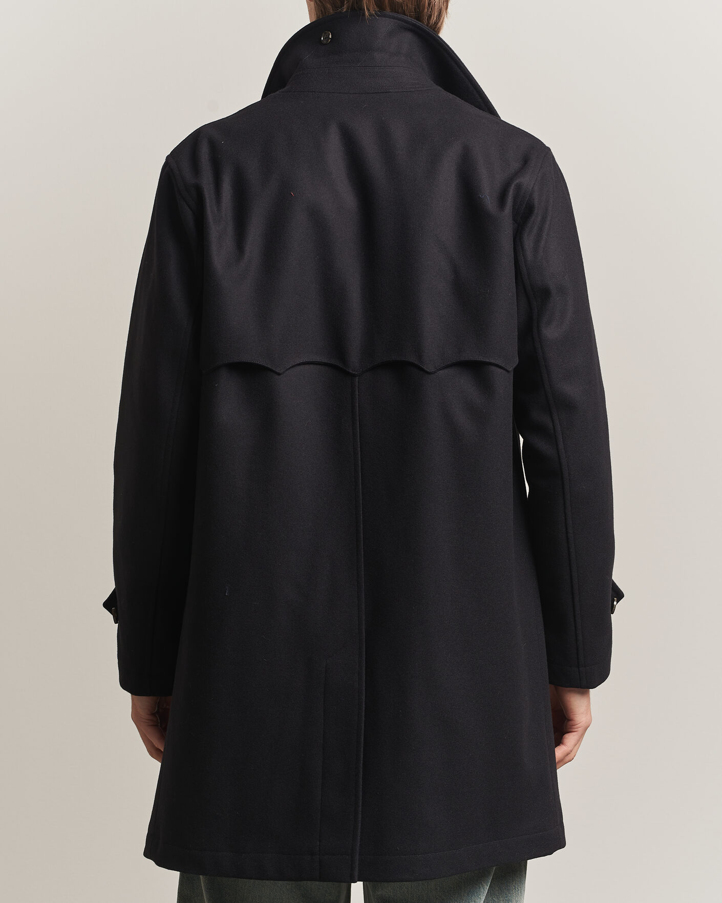 Men | Coats & Jackets | Baracuta | G10 Melton Wool Coat Black