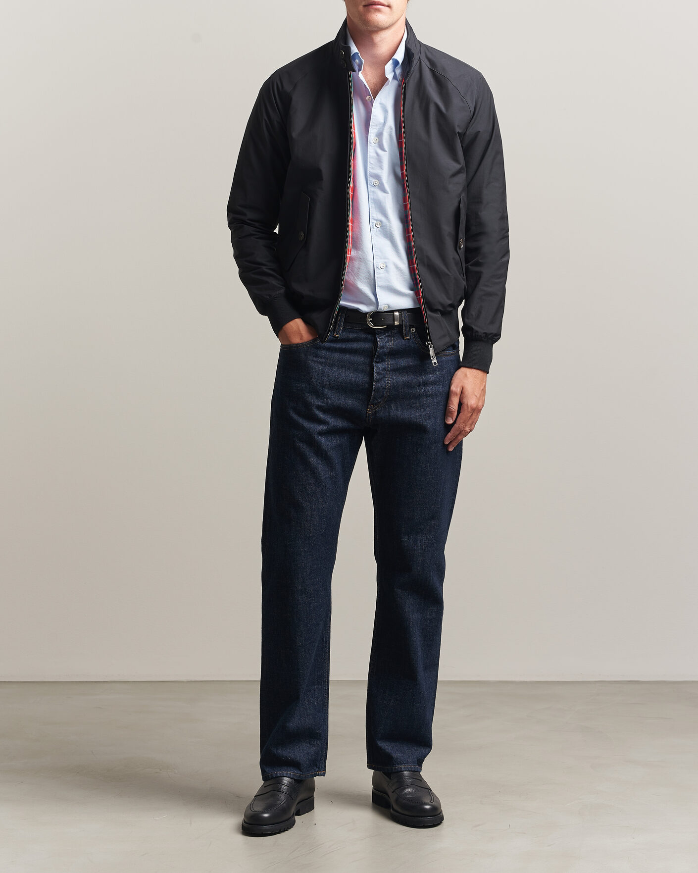 Men | Coats & Jackets | Baracuta | G9 Original Harrington Jacket Dark Navy