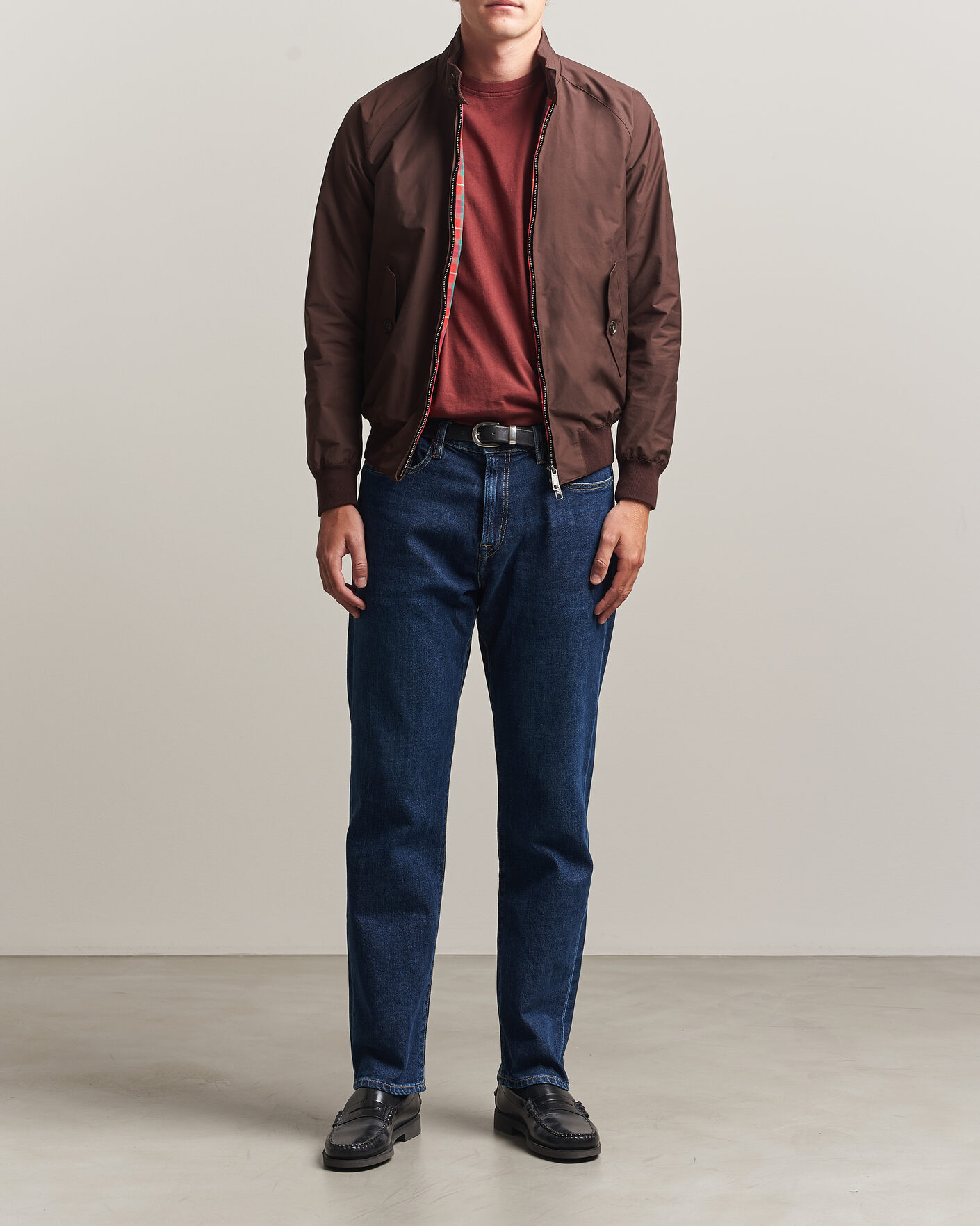 Men | Coats & Jackets | Baracuta | G9 Original Harrington Jacket Brown Cigar