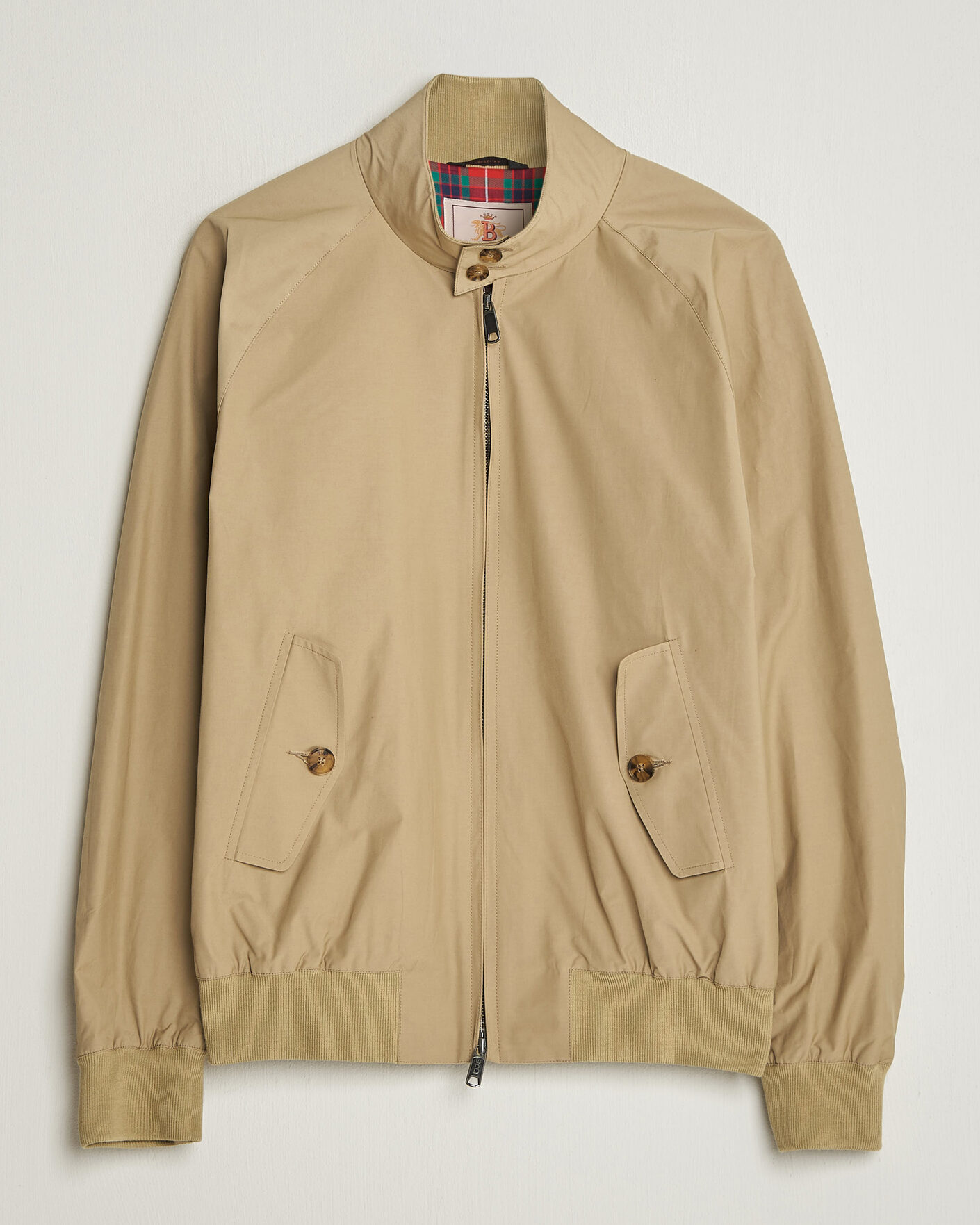 Men | Coats & Jackets | Baracuta | G9 Original Harrington Jacket Natural