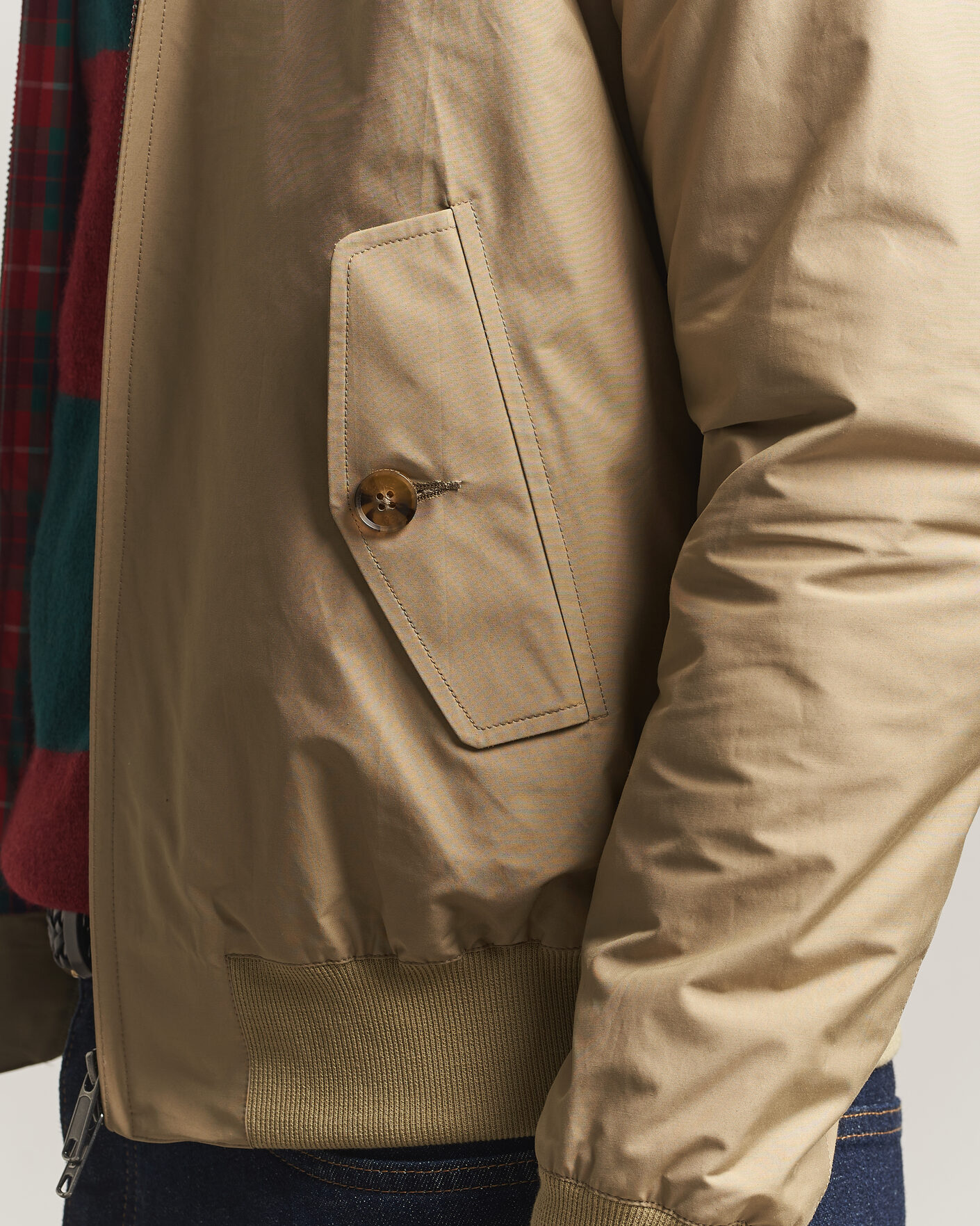 Men | Coats & Jackets | Baracuta | G9 Original Harrington Jacket Natural