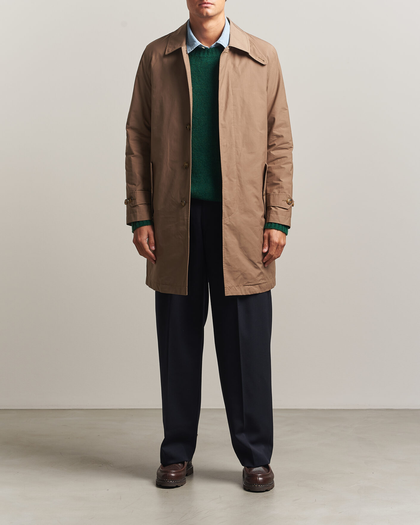 Men | Coats & Jackets | Baracuta | G10 Detachable Cloth Coat Tan