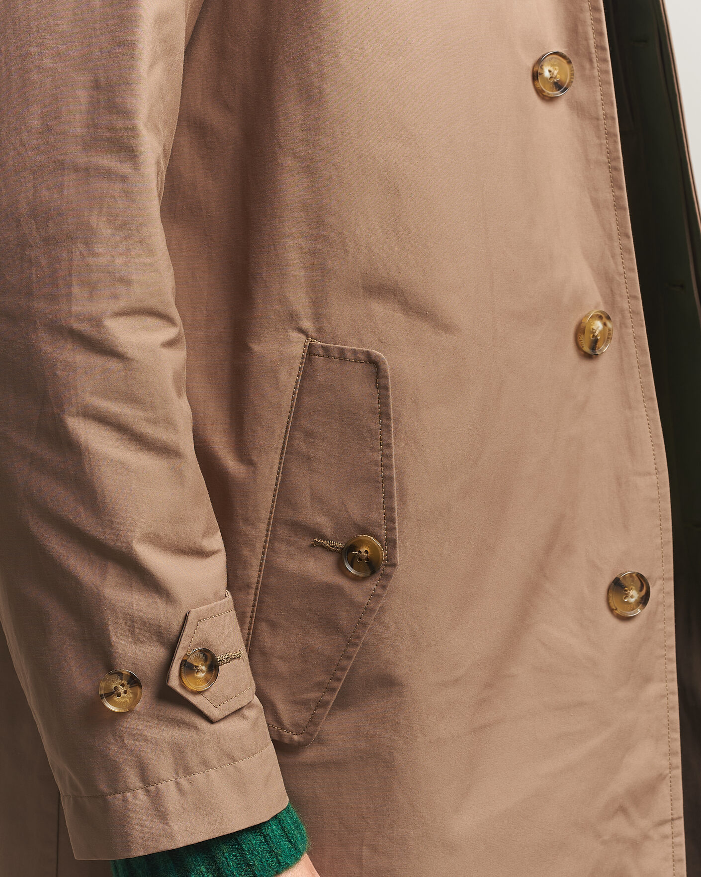 Men | Coats & Jackets | Baracuta | G10 Detachable Cloth Coat Tan